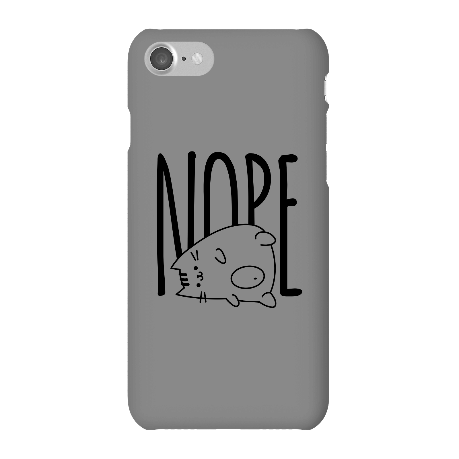 Nope Phone Case for iPhone and Android - iPhone 7 - Snap Case - Gloss