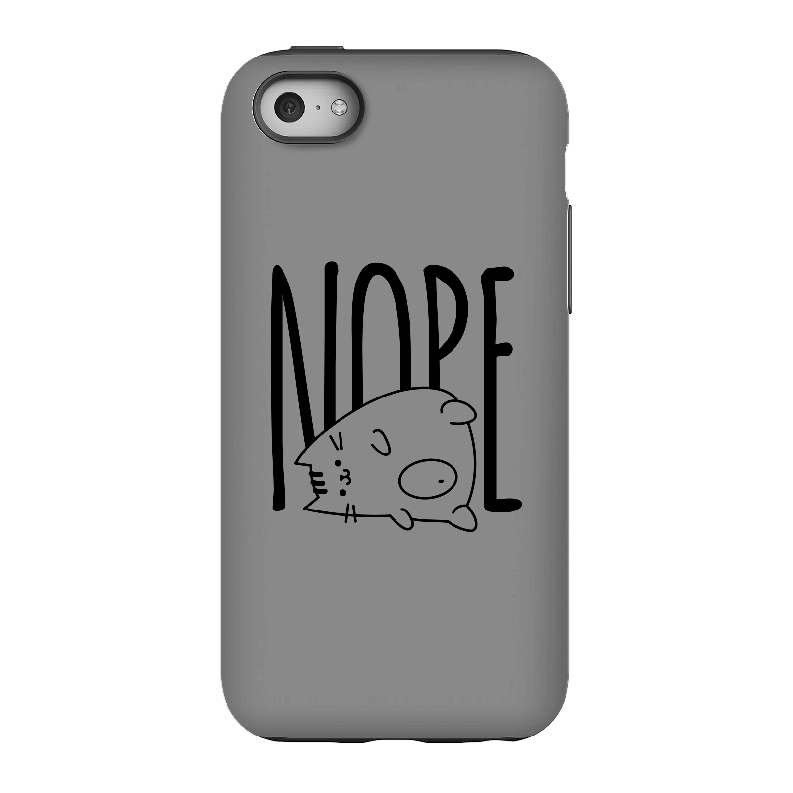 Nope Phone Case for iPhone and Android - iPhone 5C - Tough Case - Gloss