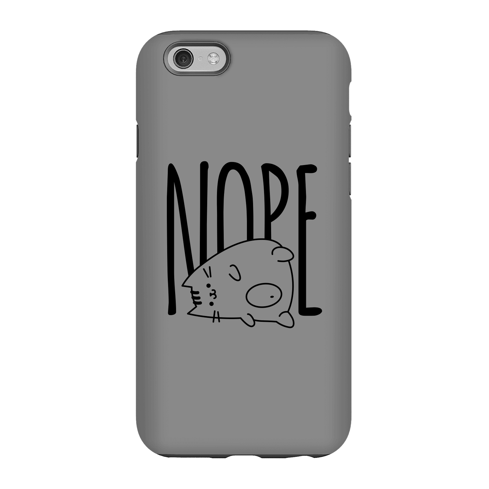 Nope Phone Case for iPhone and Android - iPhone 6 - Tough Case - Gloss