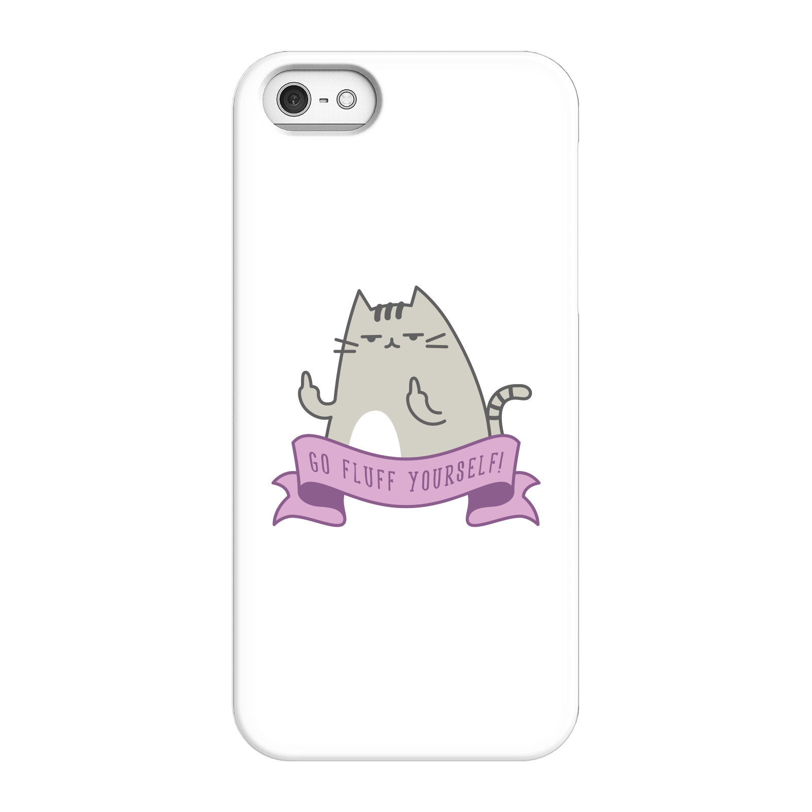 Go Fluff Yourself! Phone Case for iPhone and Android - iPhone 5/5s - Snap Case - Gloss