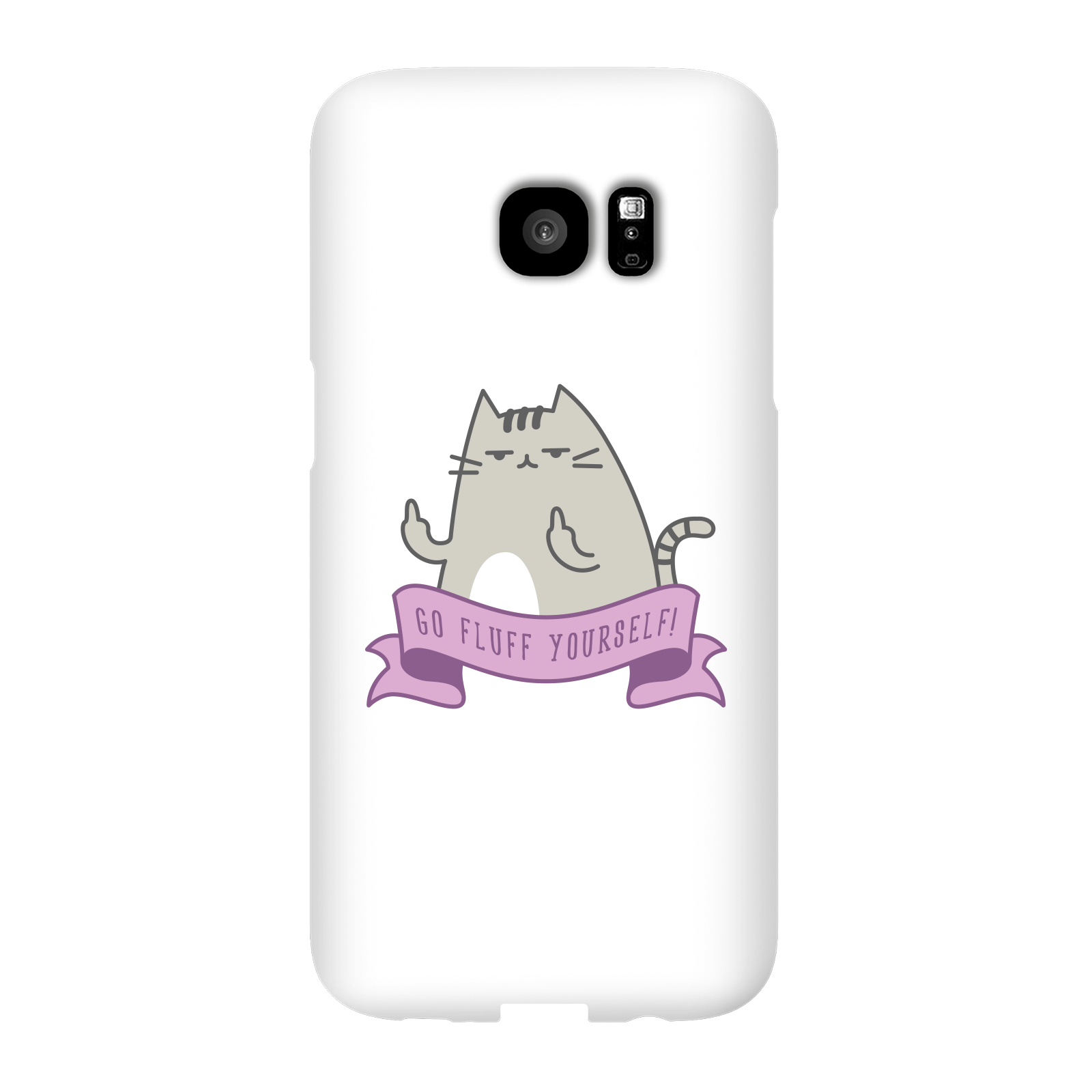 Go Fluff Yourself! Phone Case for iPhone and Android - Samsung S7 Edge - Snap Case - Gloss
