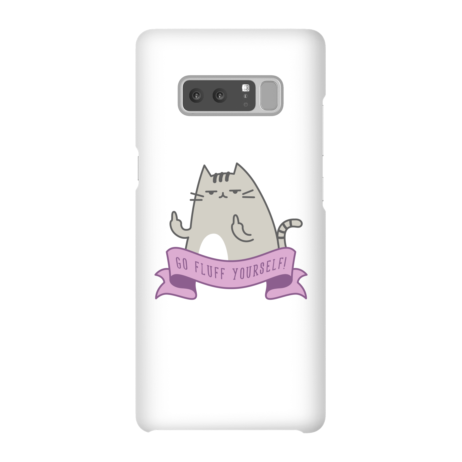 Go Fluff Yourself! Phone Case for iPhone and Android - Samsung Note 8 - Snap Case - Gloss