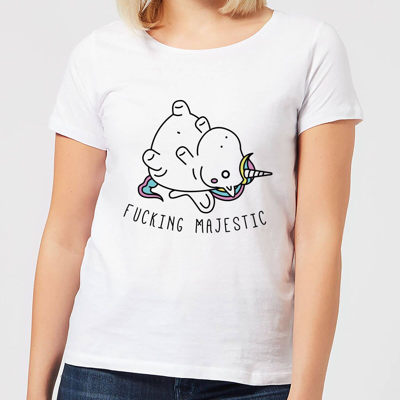 F***ing Majestic Women's T-Shirt - White - L - White