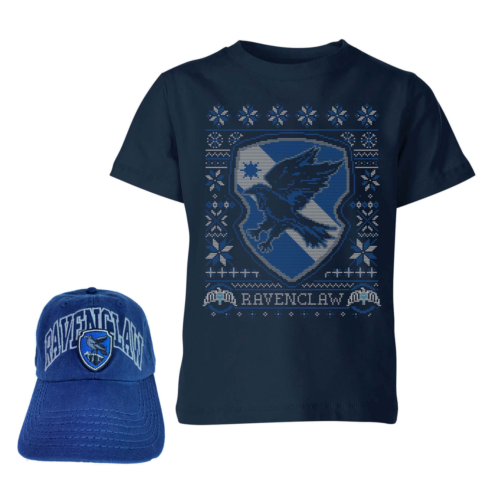Harry Potter Ravenclaw T-Shirt and Cap Bundle - Navy - Kids' - 3-4 Years - Navy