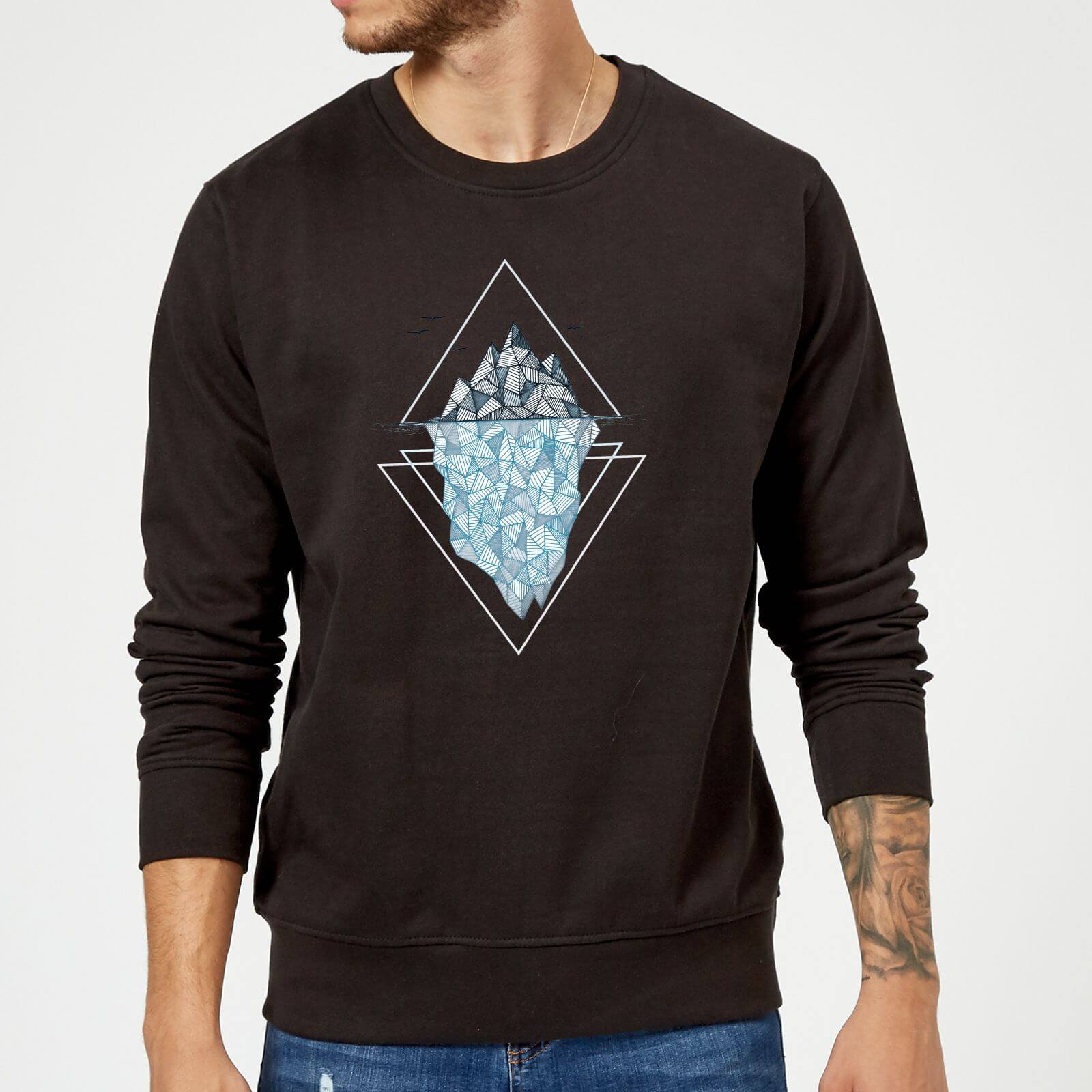 Barlena Iceberg Sweatshirt - Black - 5XL - Black