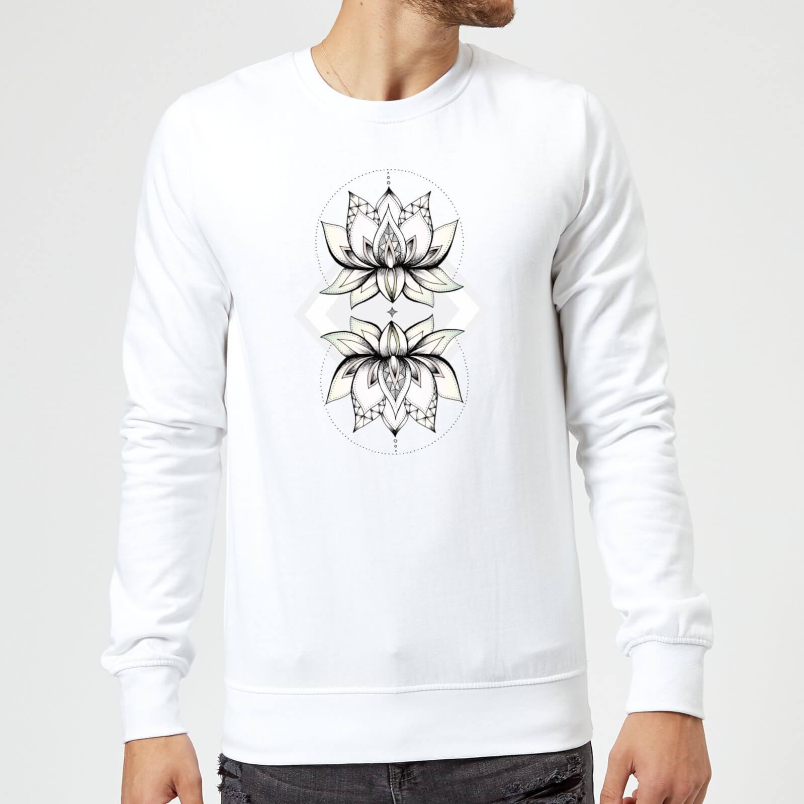 Barlena Lotus Sweatshirt - White - S - White