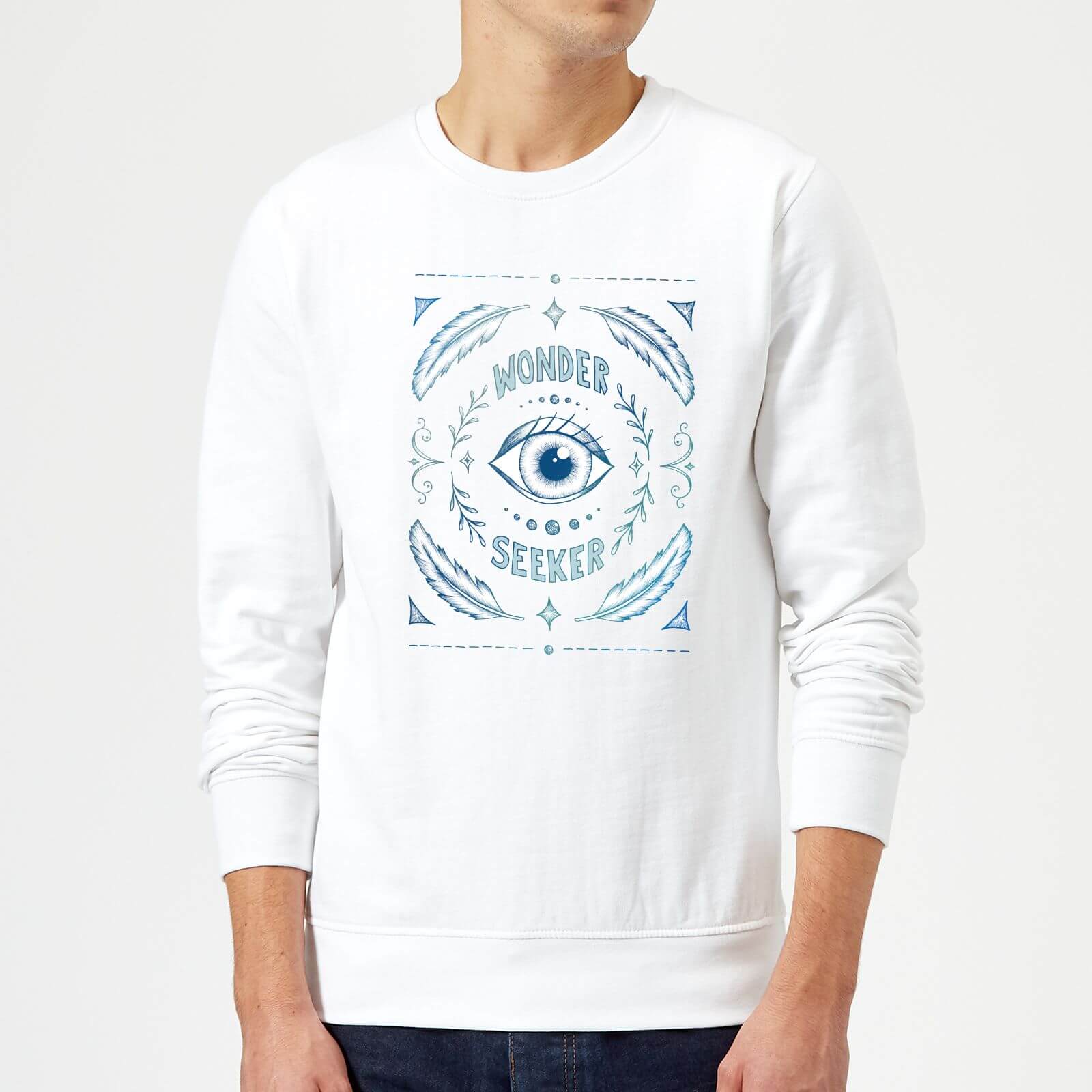 Barlena Wonder Seeker Sweatshirt - White - S - White