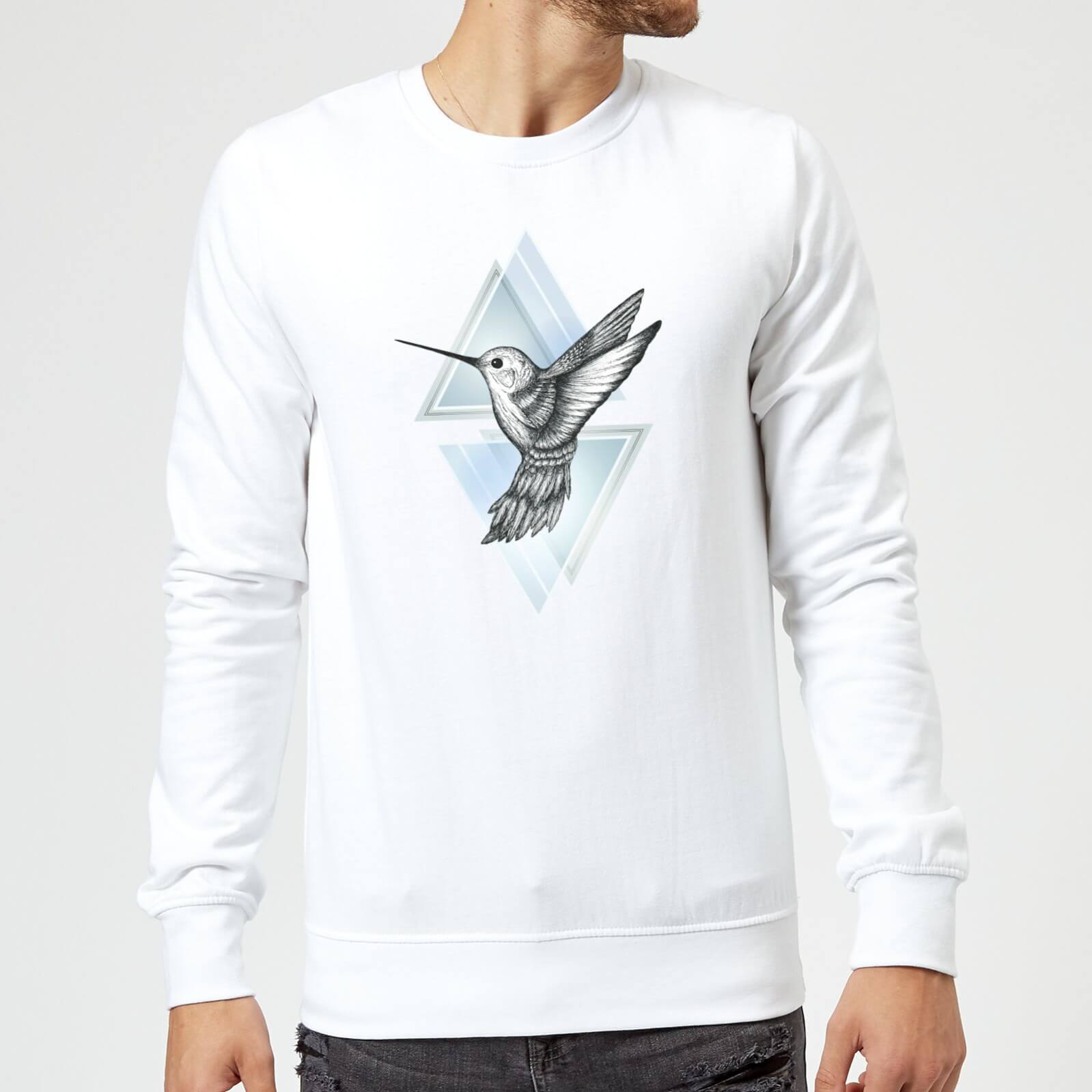 Barlena Hummingbird Sweatshirt - White - S - White
