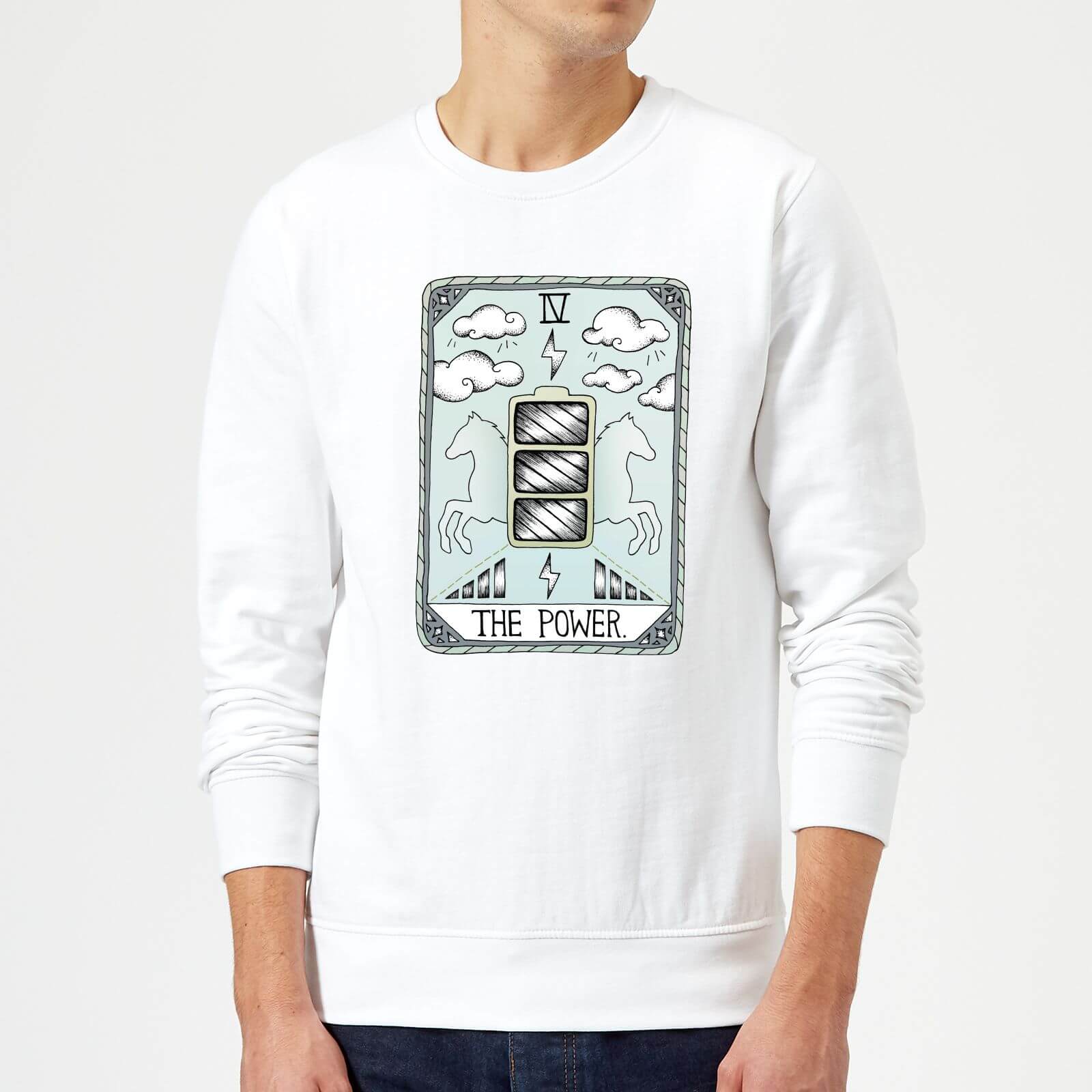 Barlena The Power Sweatshirt - White - S - White