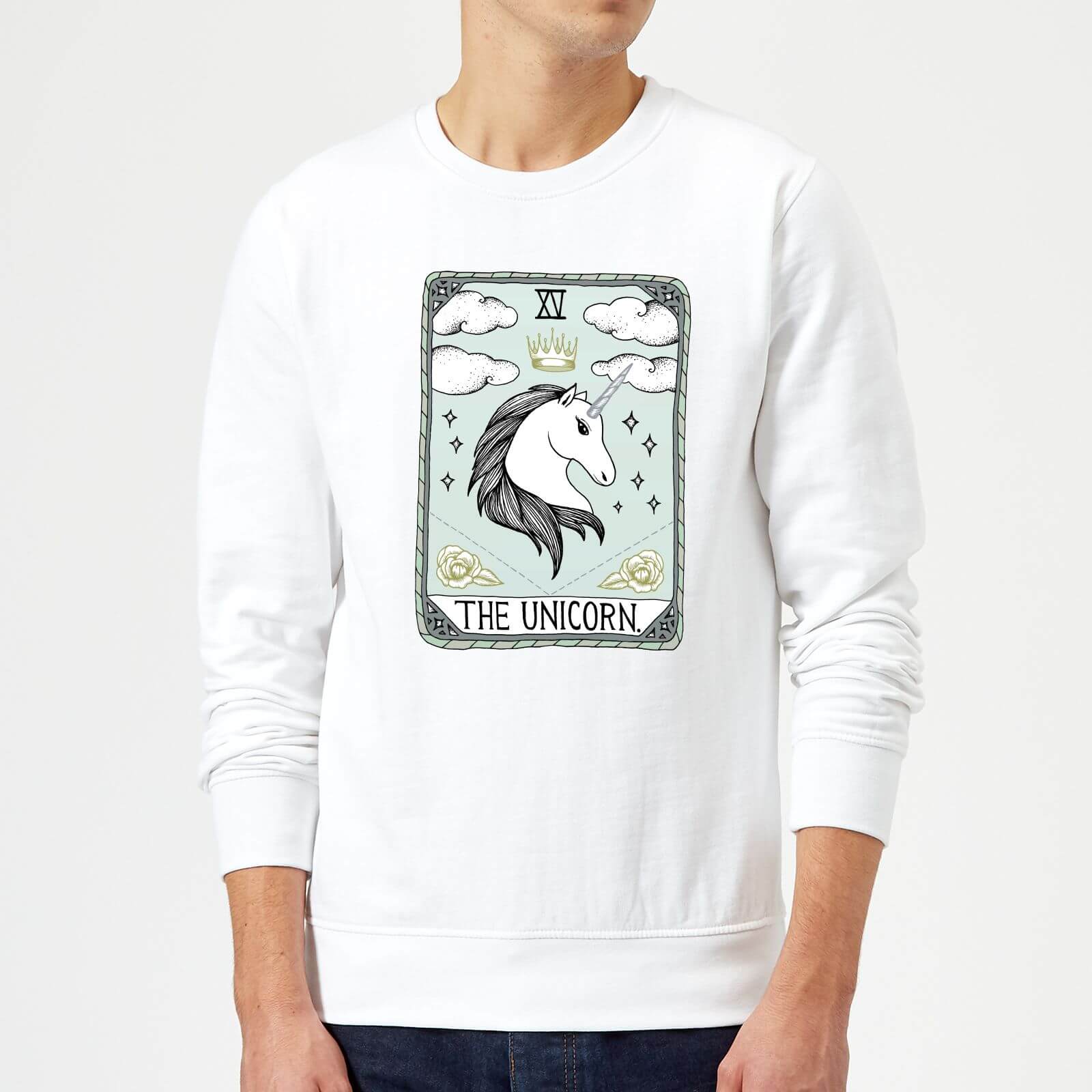 Barlena The Unicorn Sweatshirt - White - S - White