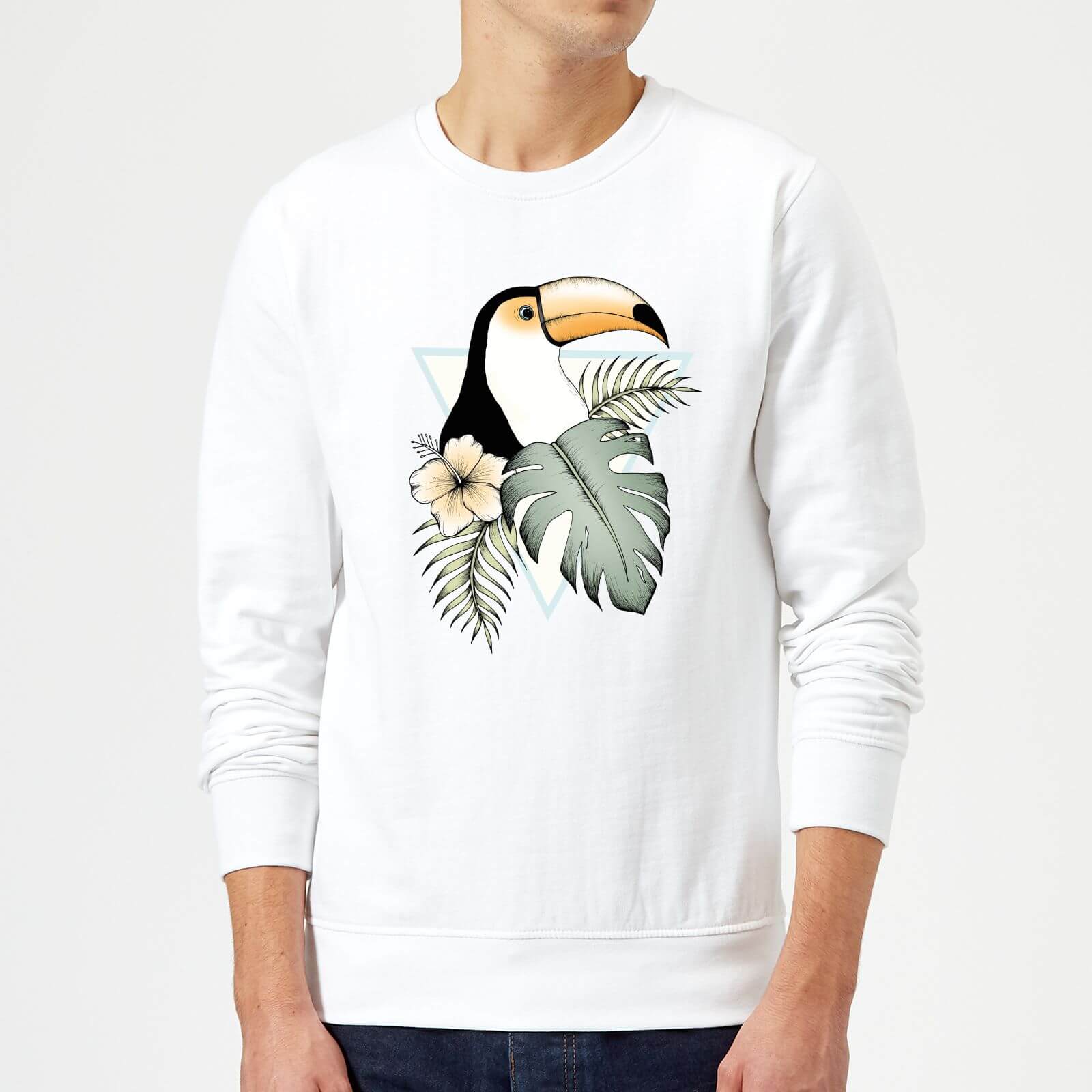Barlena Toucan Sweatshirt - White - S - White