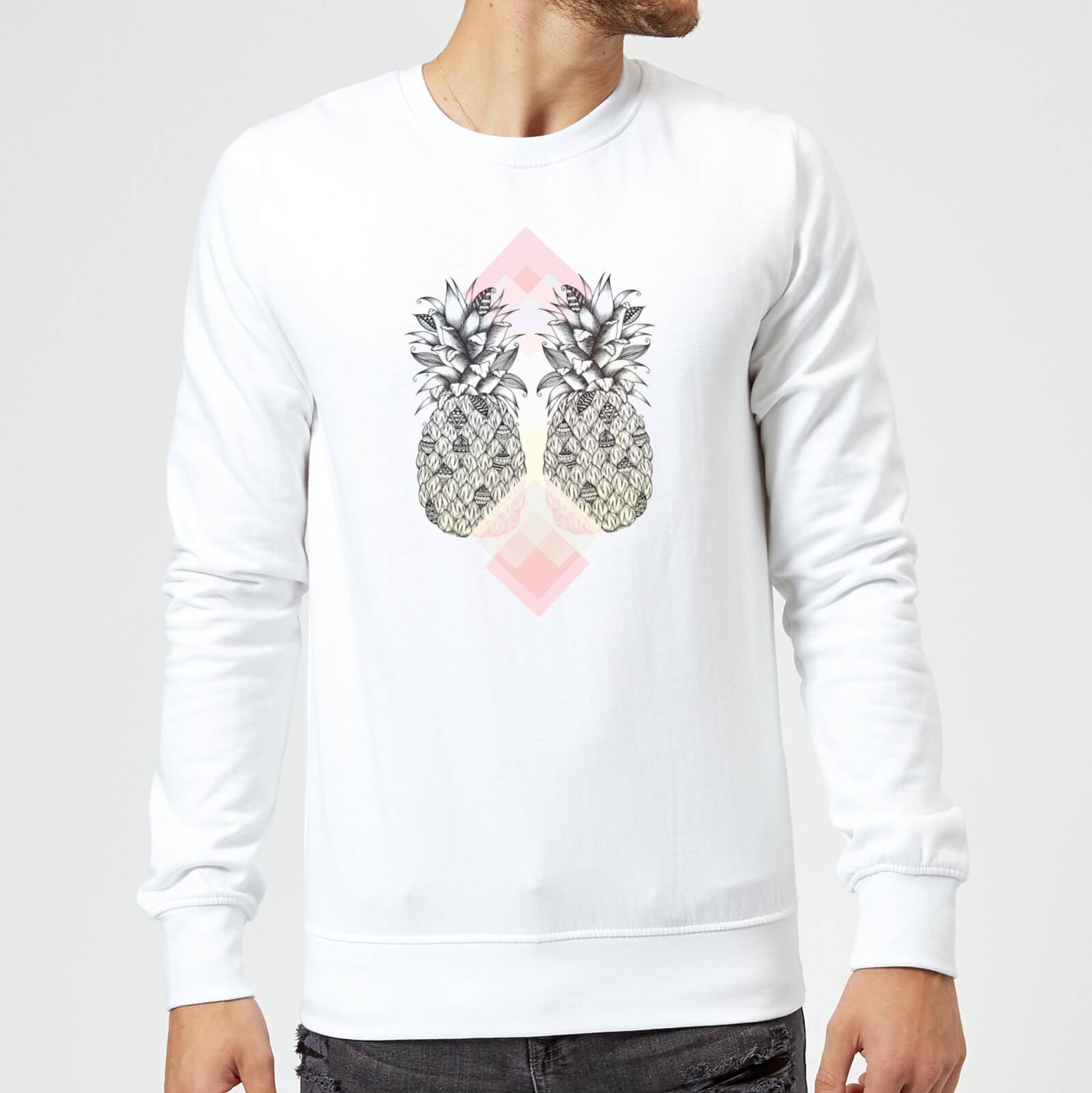 Barlena Tropical Sweatshirt - White - S - White