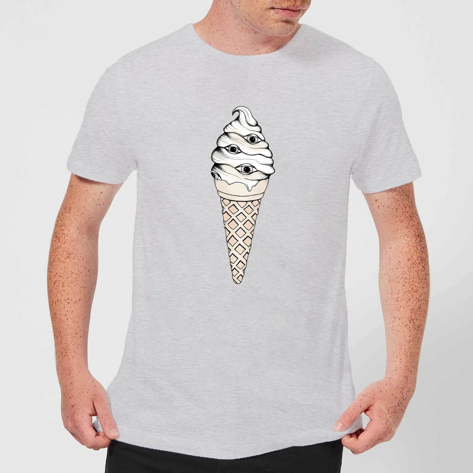 Barlena Eyes Cream Men's T-Shirt - Grey - S - Grey