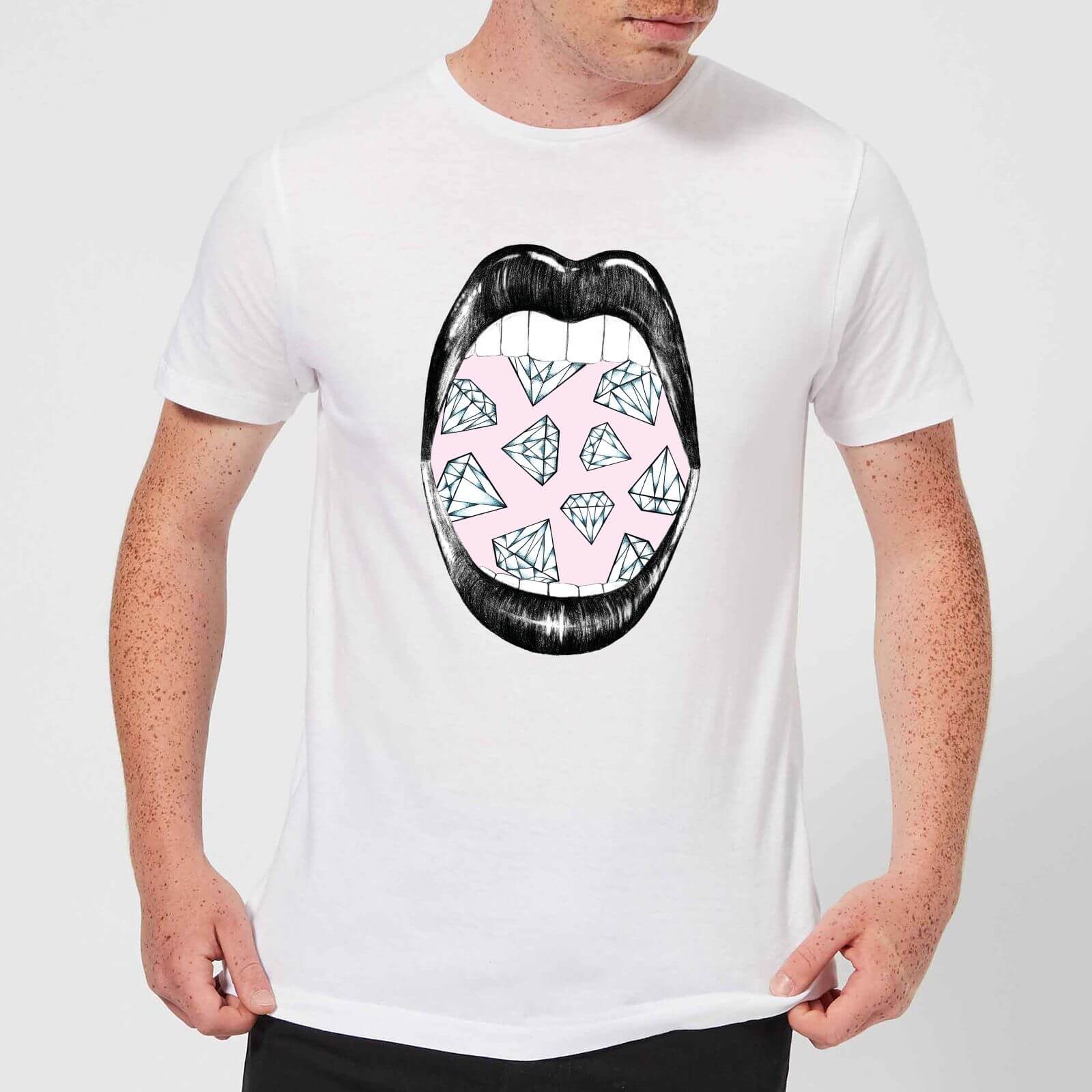 Barlena I Want More Men's T-Shirt - White - S - White