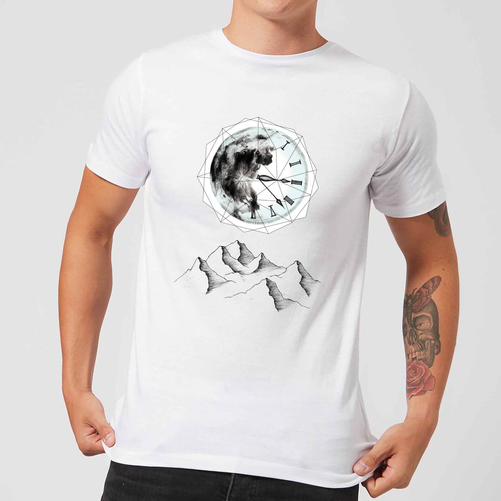 Barlena Take Your Time Men's T-Shirt - White - S - White