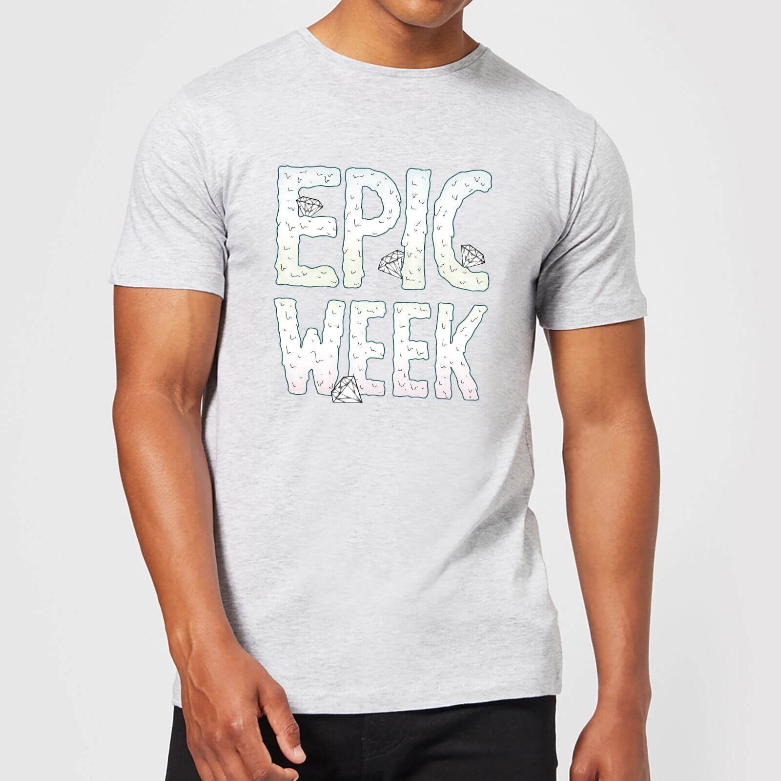 Barlena Epic Week Men's T-Shirt - Grey - S - Grey