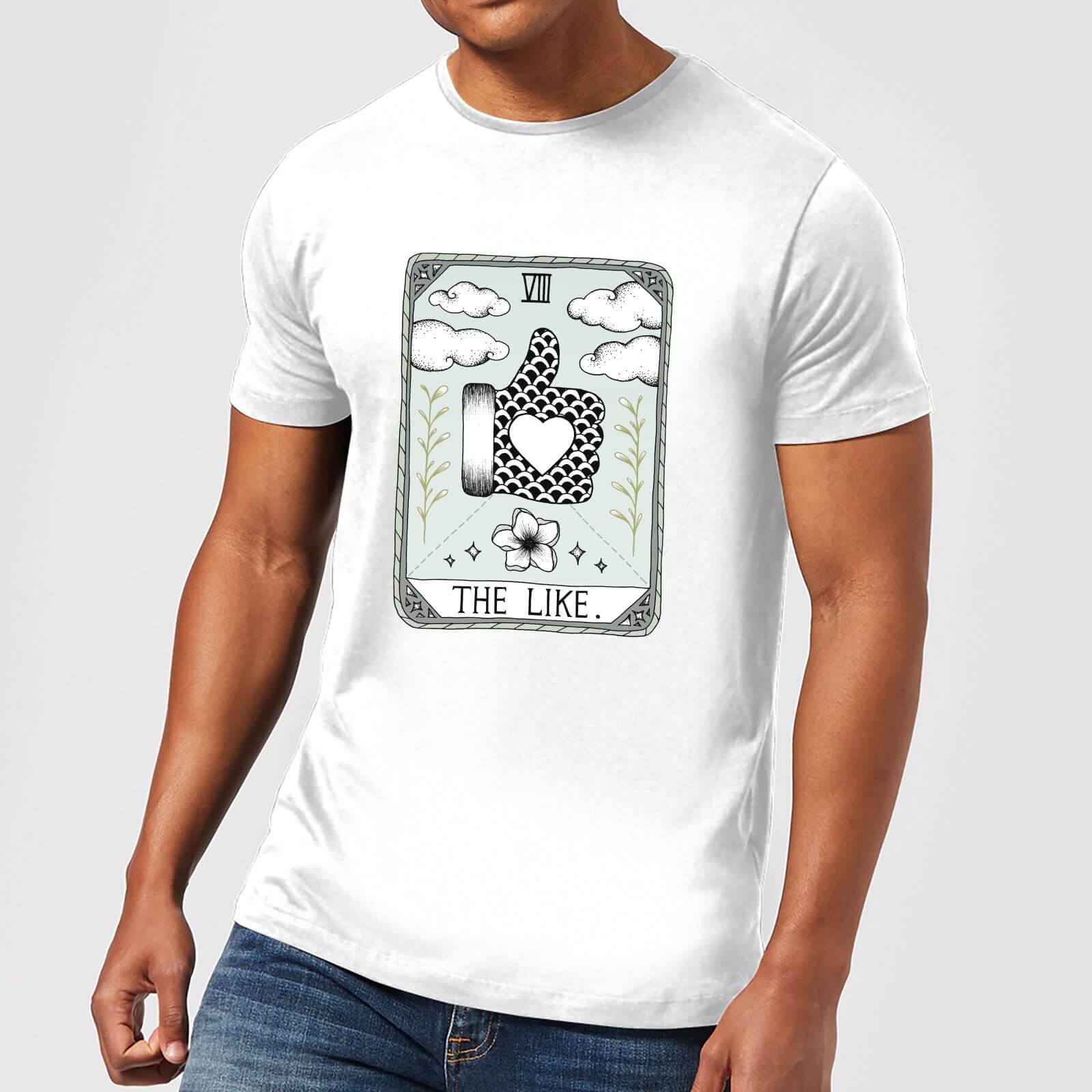 Barlena The Like Men's T-Shirt - White - S - White