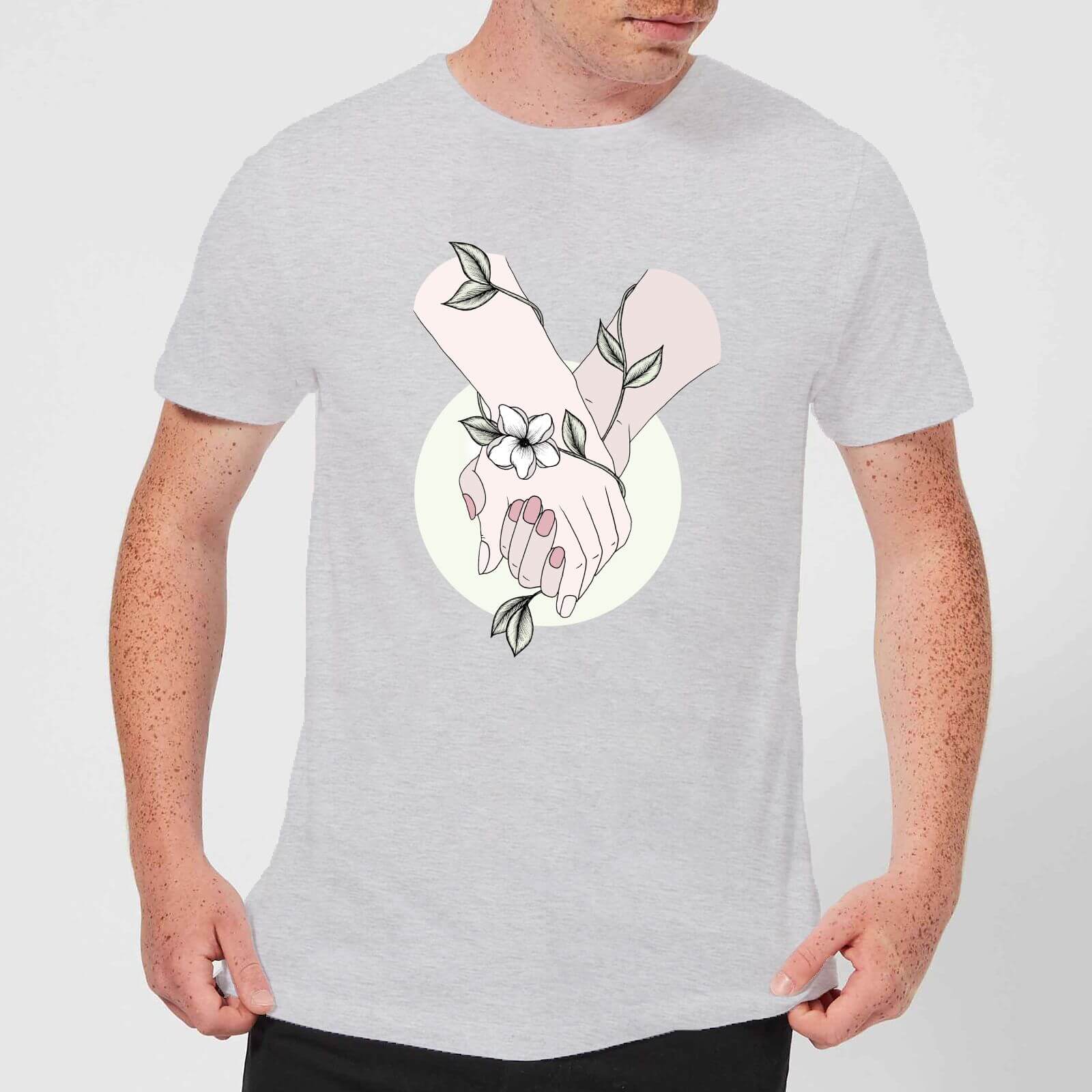 Barlena Together Men's T-Shirt - Grey - S - Grey