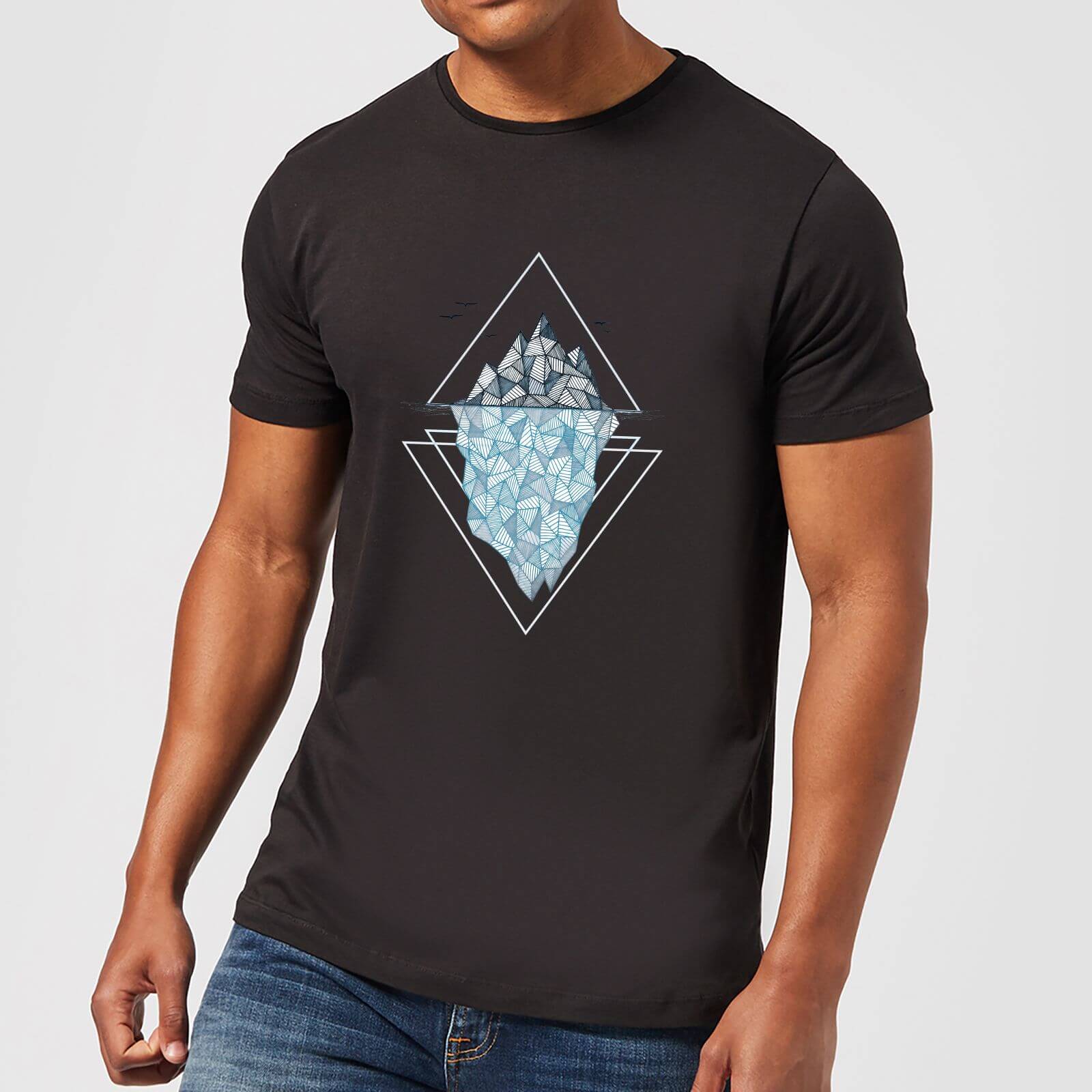 Barlena Iceberg Men's T-Shirt - Black - S - Black