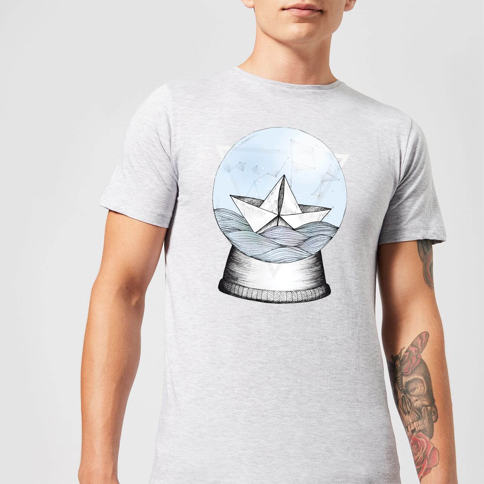 Barlena Teatime Men's T-Shirt - Grey - S - Grey