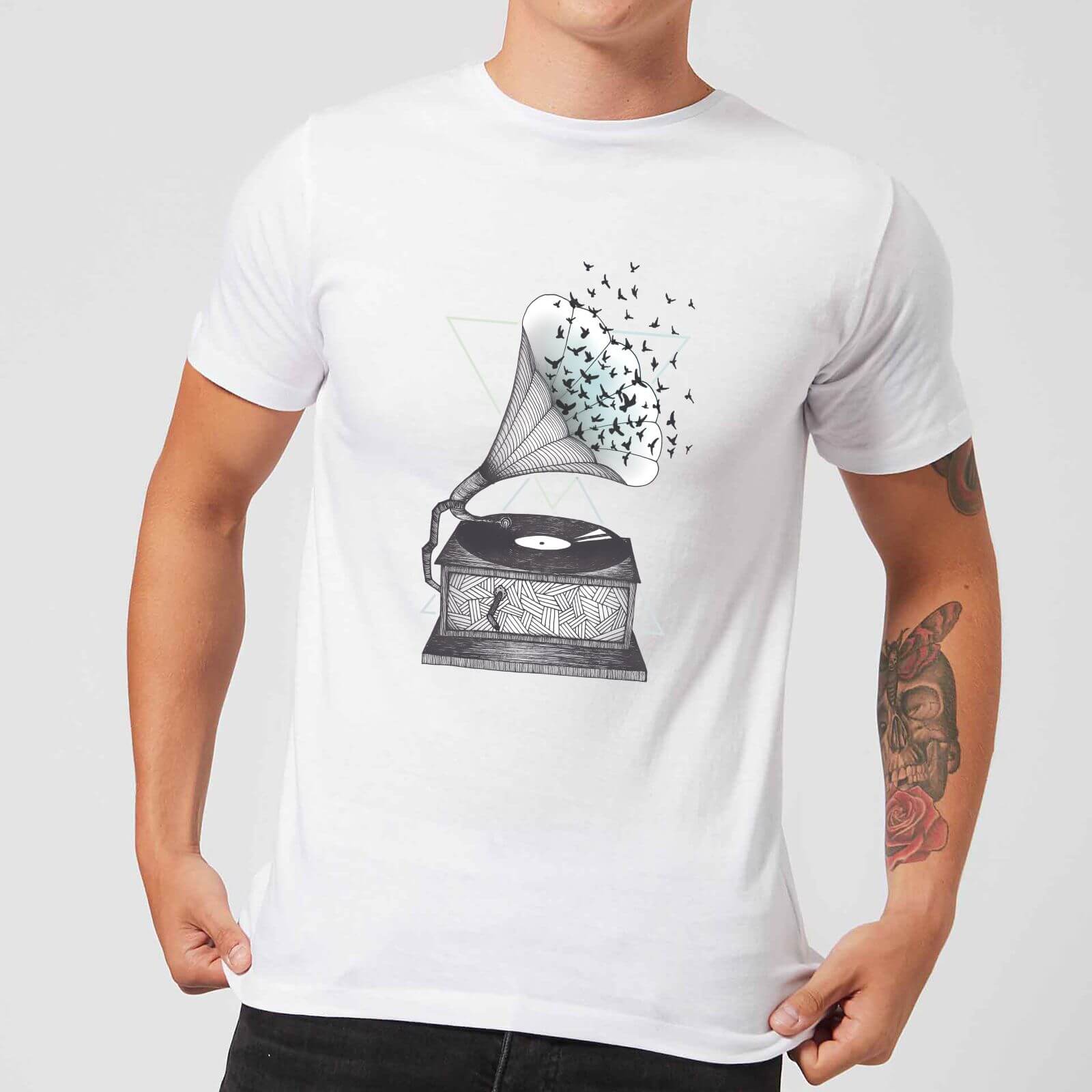 Barlena Escape Men's T-Shirt - White - S - White