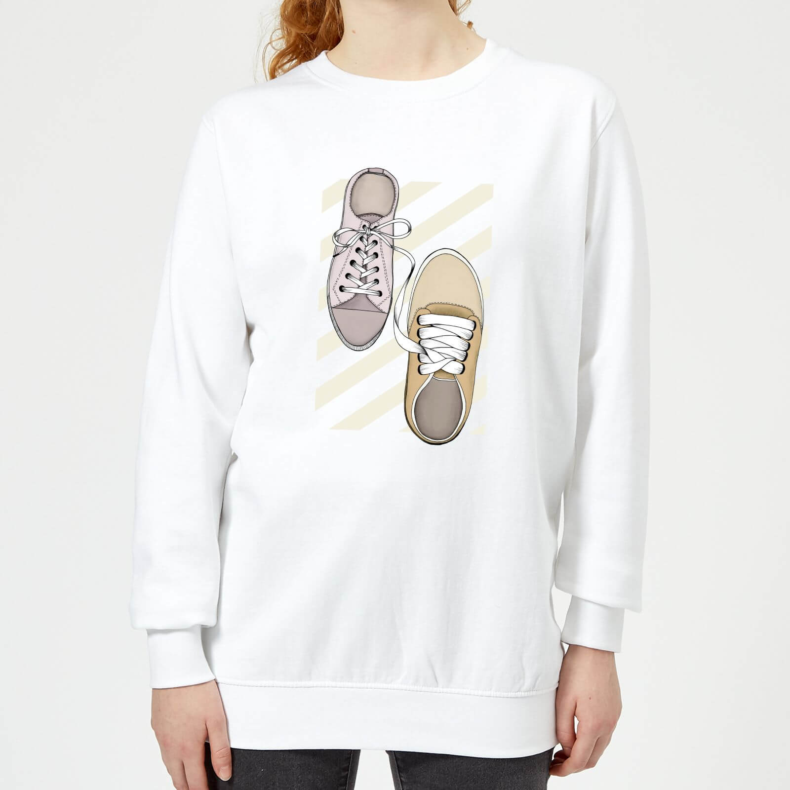 Barlena Tied To You Women's Sweatshirt - White - XS - White