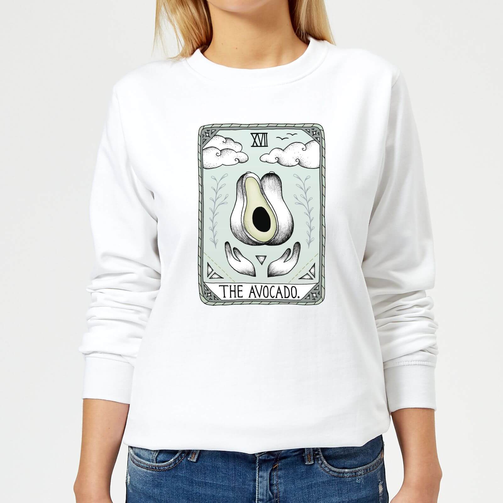 Barlena The Avocado Women's Sweatshirt - White - XS - White