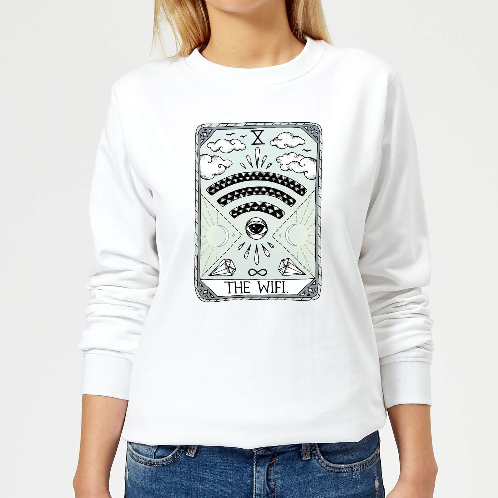 Barlena The Wifi Women's Sweatshirt - White - XS - White