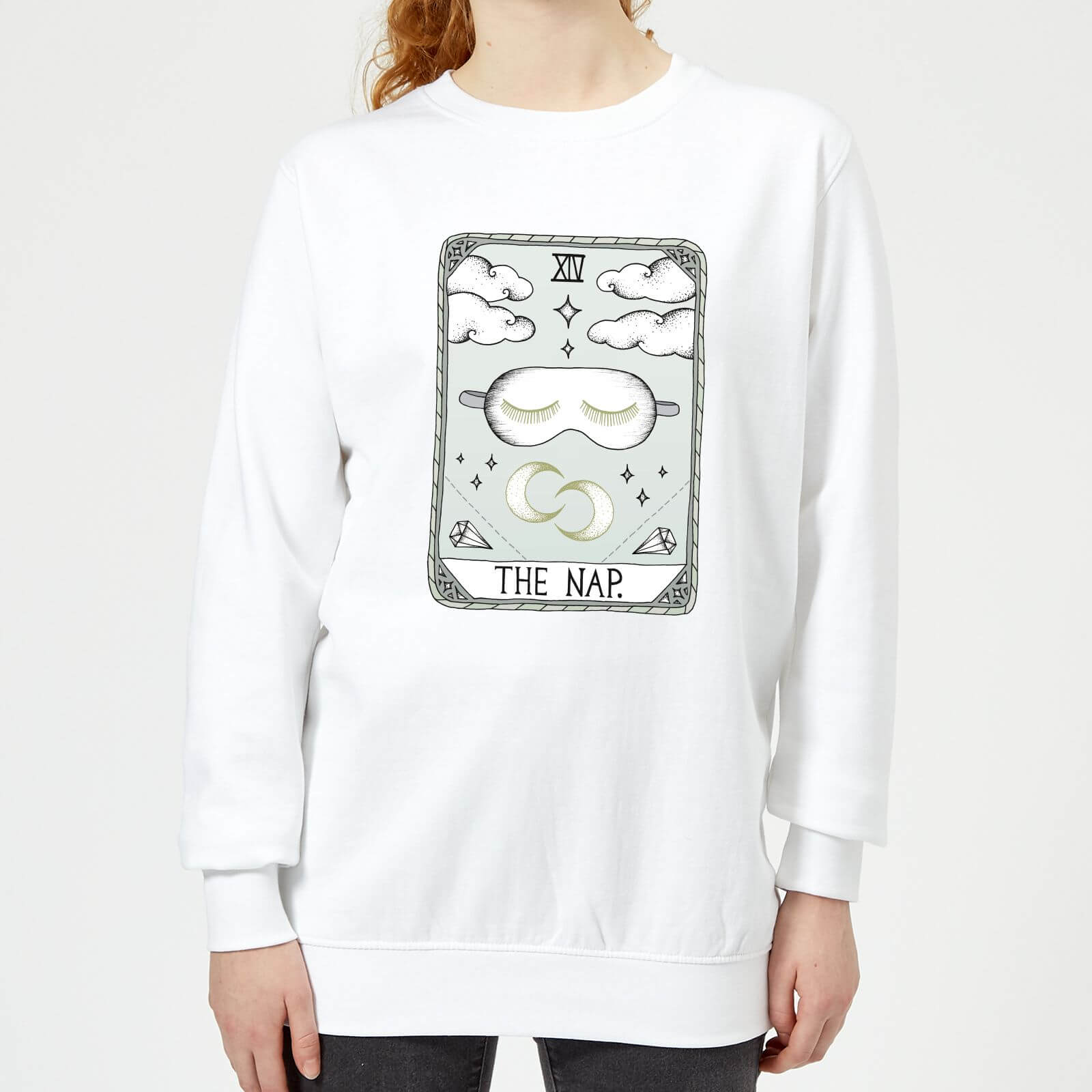 Barlena The Nap Women's Sweatshirt - White - XS - White