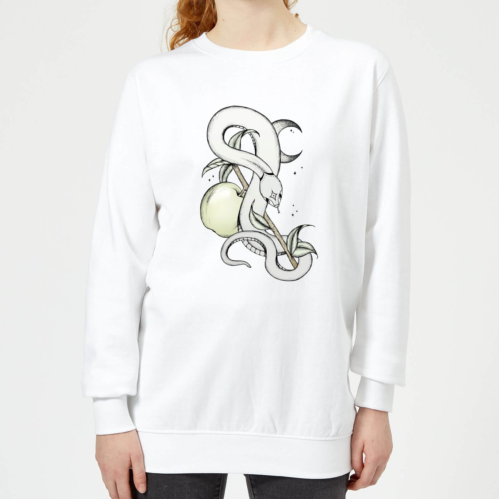 Barlena Forbidden Fruit Women's Sweatshirt - White - XS - White