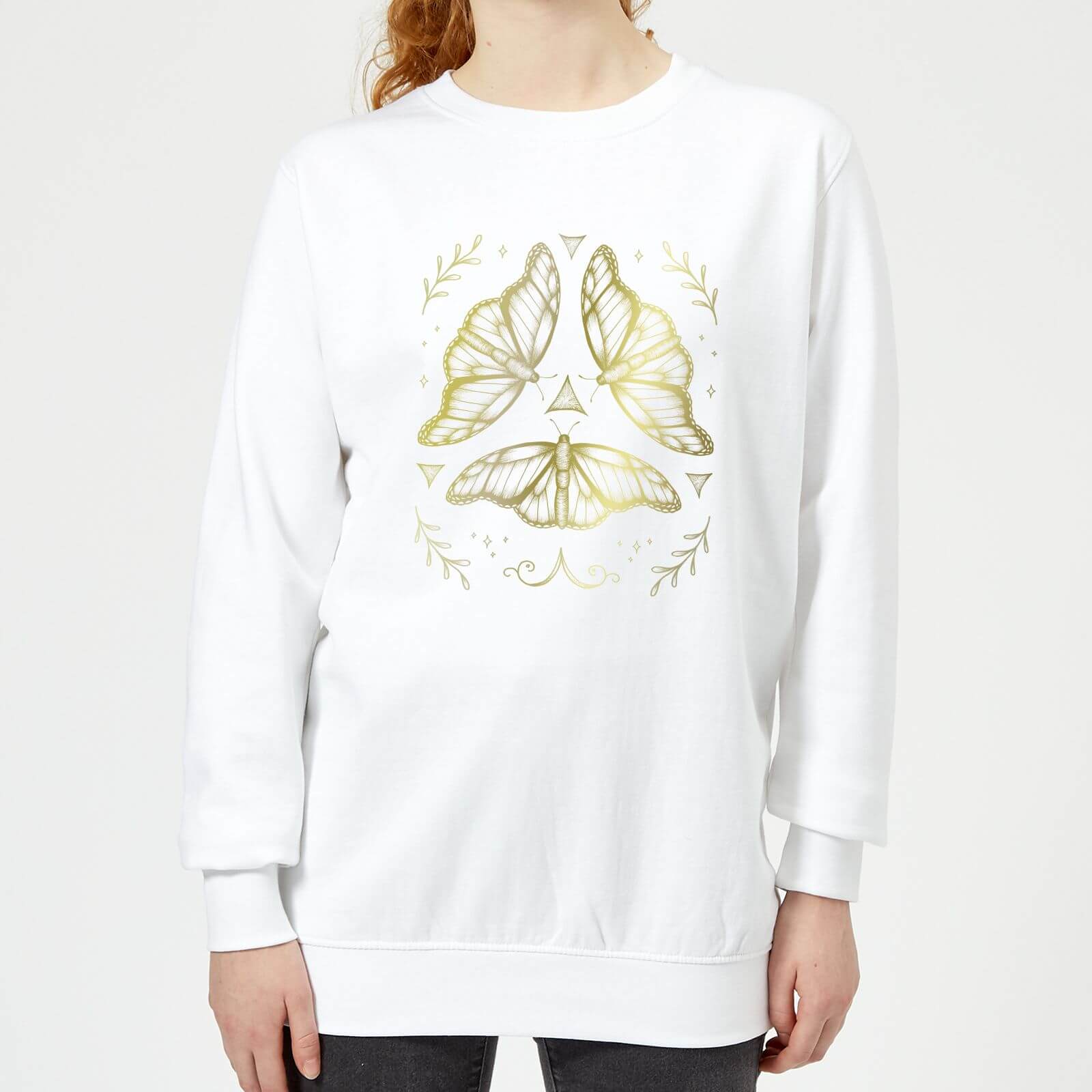 Barlena Fairy Dance Women's Sweatshirt - White - XS - White
