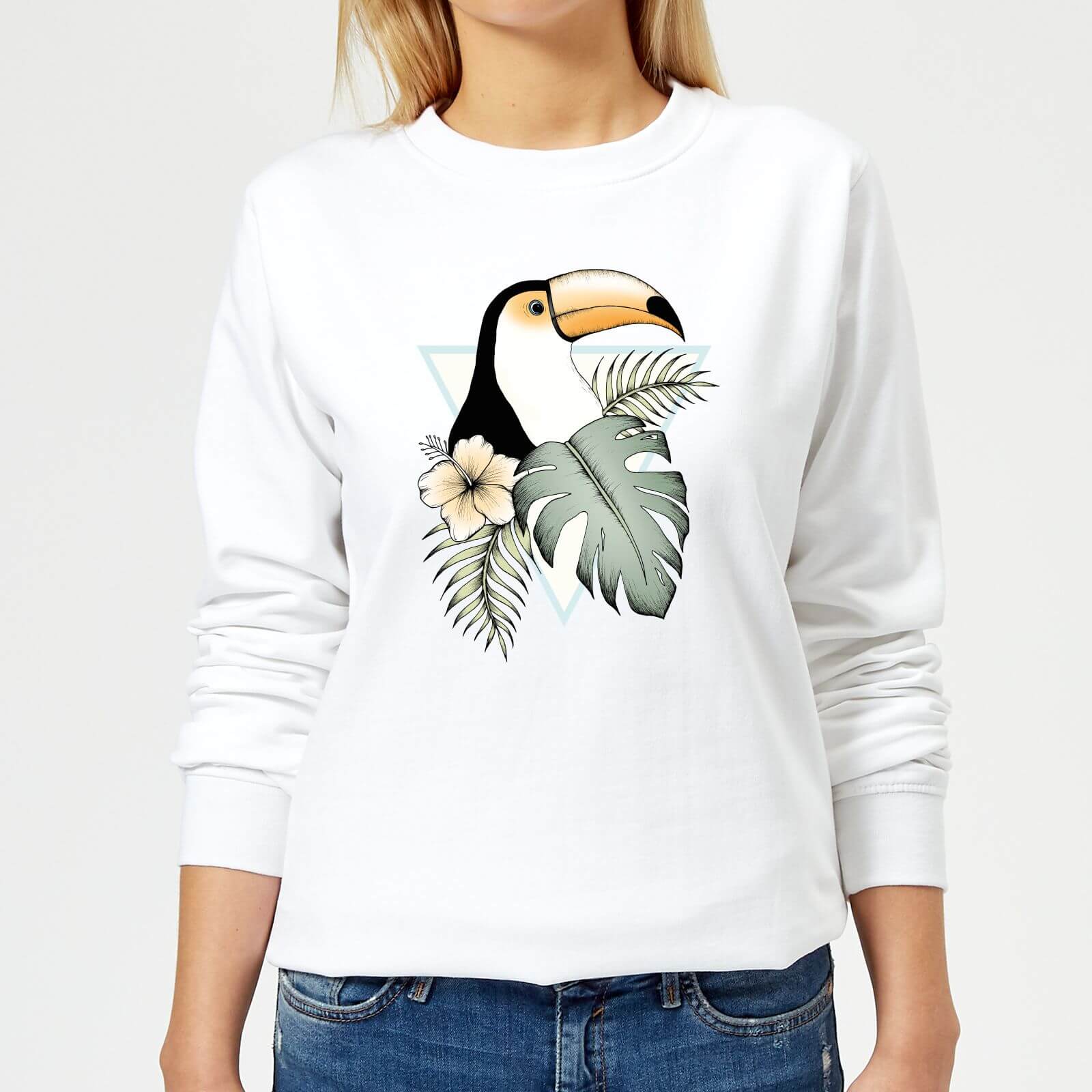 Barlena Toucan Women's Sweatshirt - White - XS - White