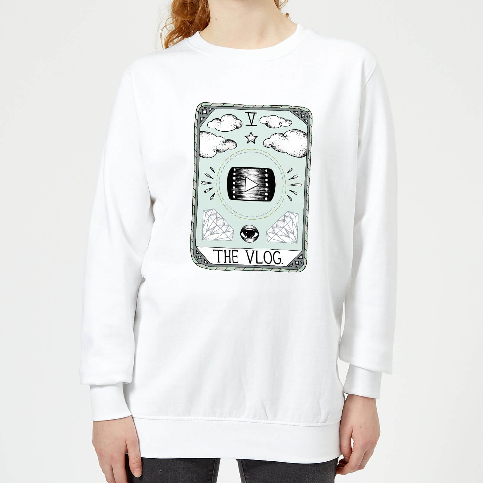 Barlena The Vlog Women's Sweatshirt - White - XS - White