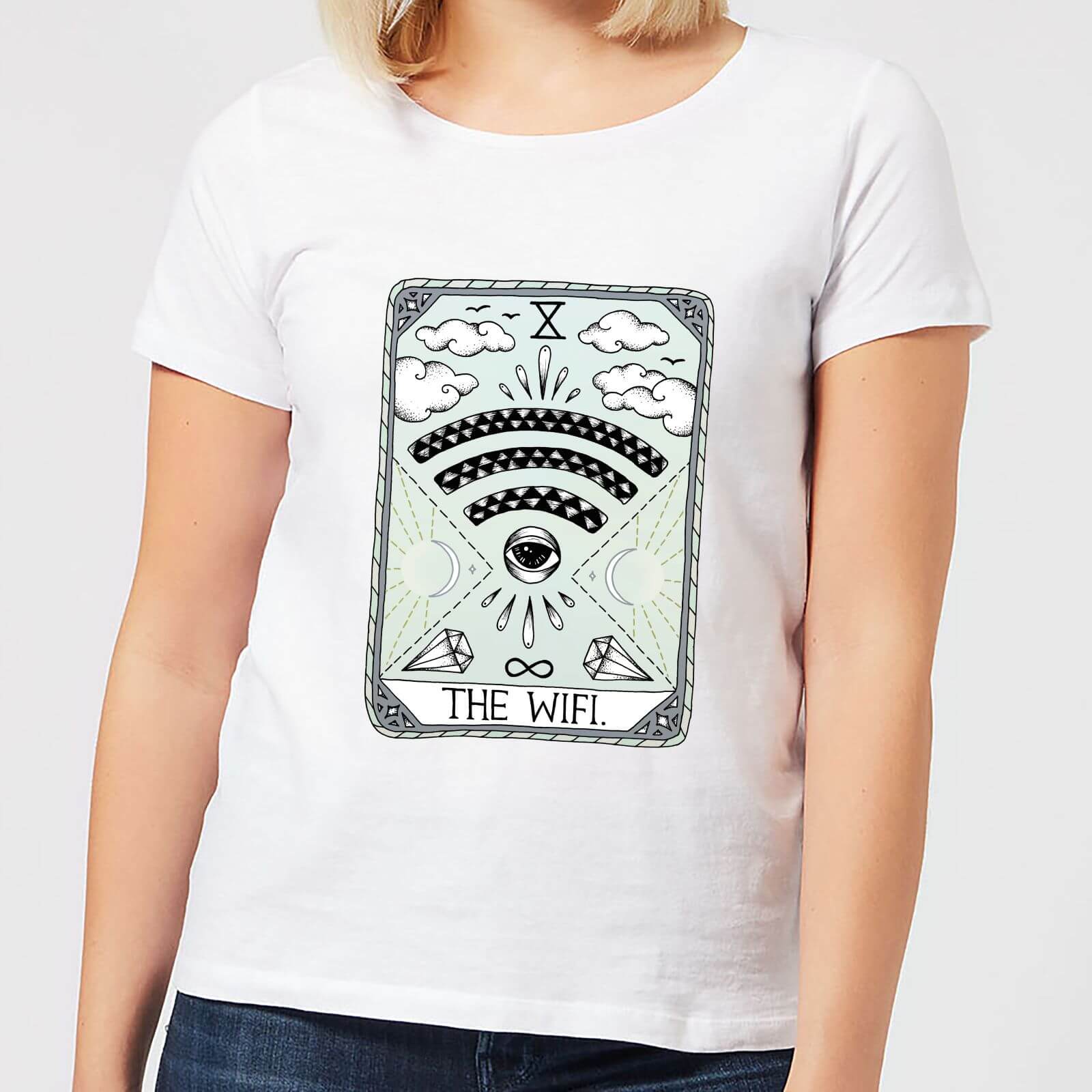 Barlena The Wifi Women's T-Shirt - White - S - White