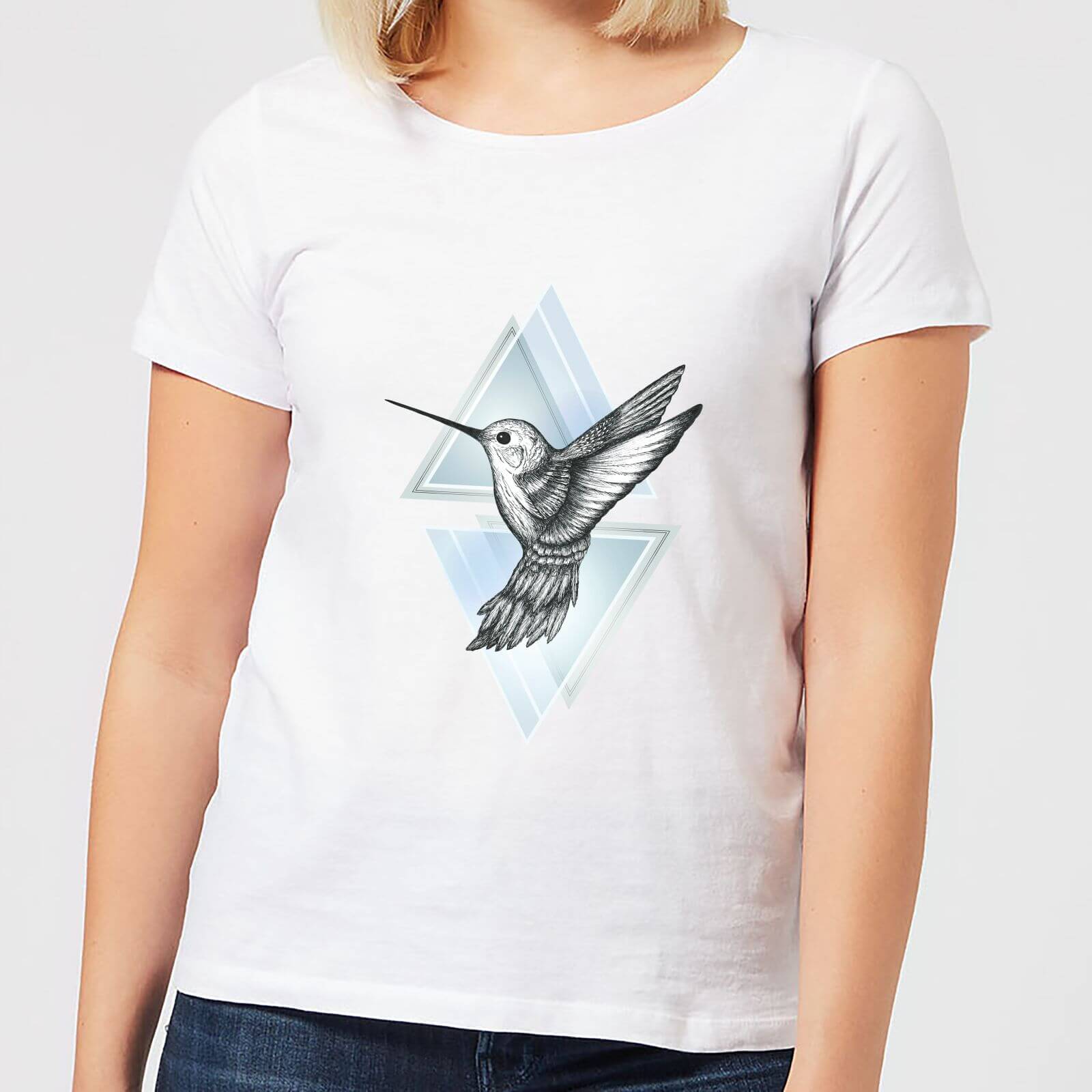 Barlena Hummingbird Women's T-Shirt - White - S - White