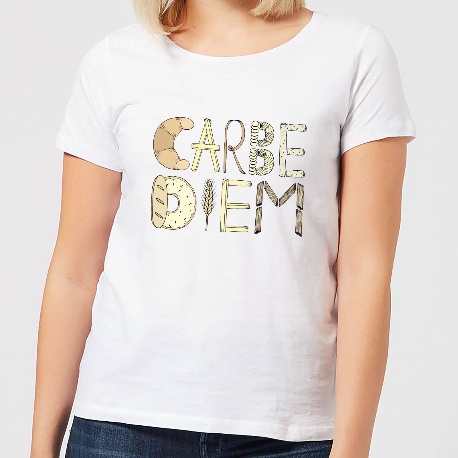 Barlena Carbe Diem Women's T-Shirt - White - S - White