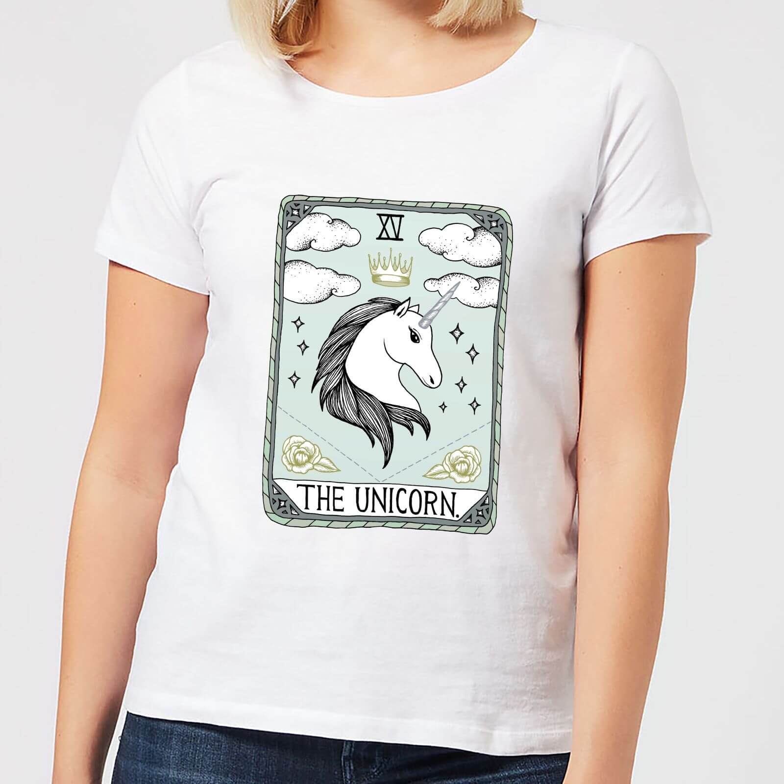 Barlena The Unicorn Women's T-Shirt - White - S - White