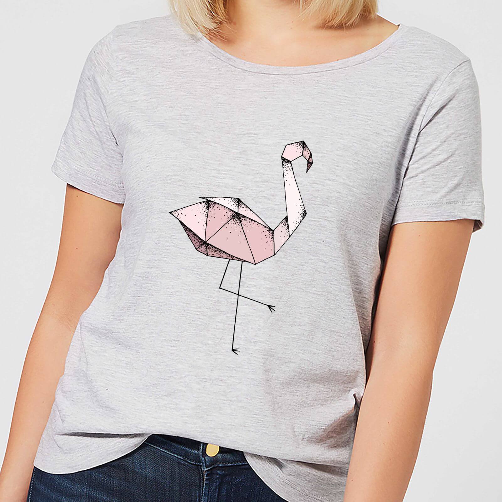 Barlena Flamingo Women's T-Shirt - Grey - S - Grey