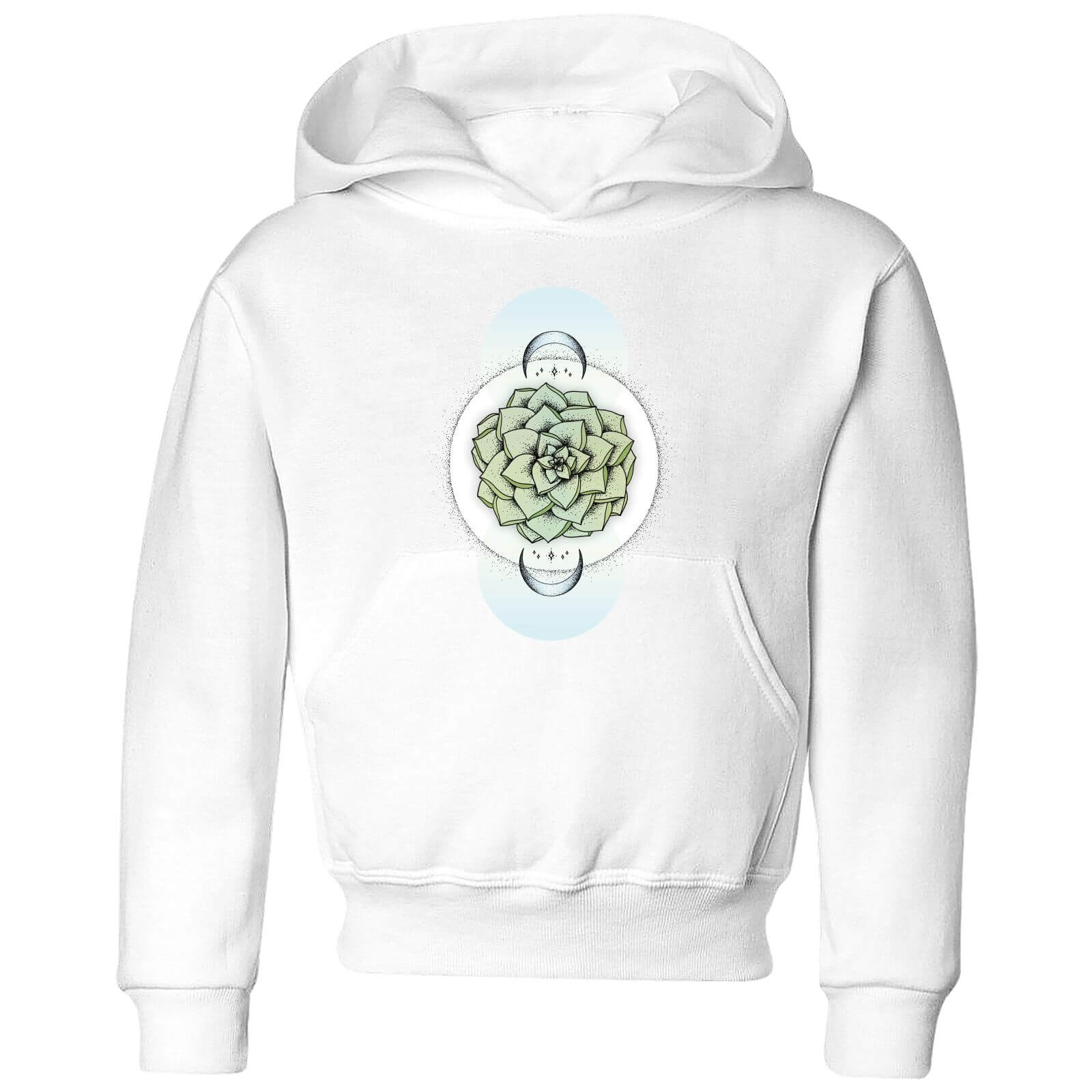 Barlena Sempervivum Kids' Hoodie - White - 3-4 Years - White