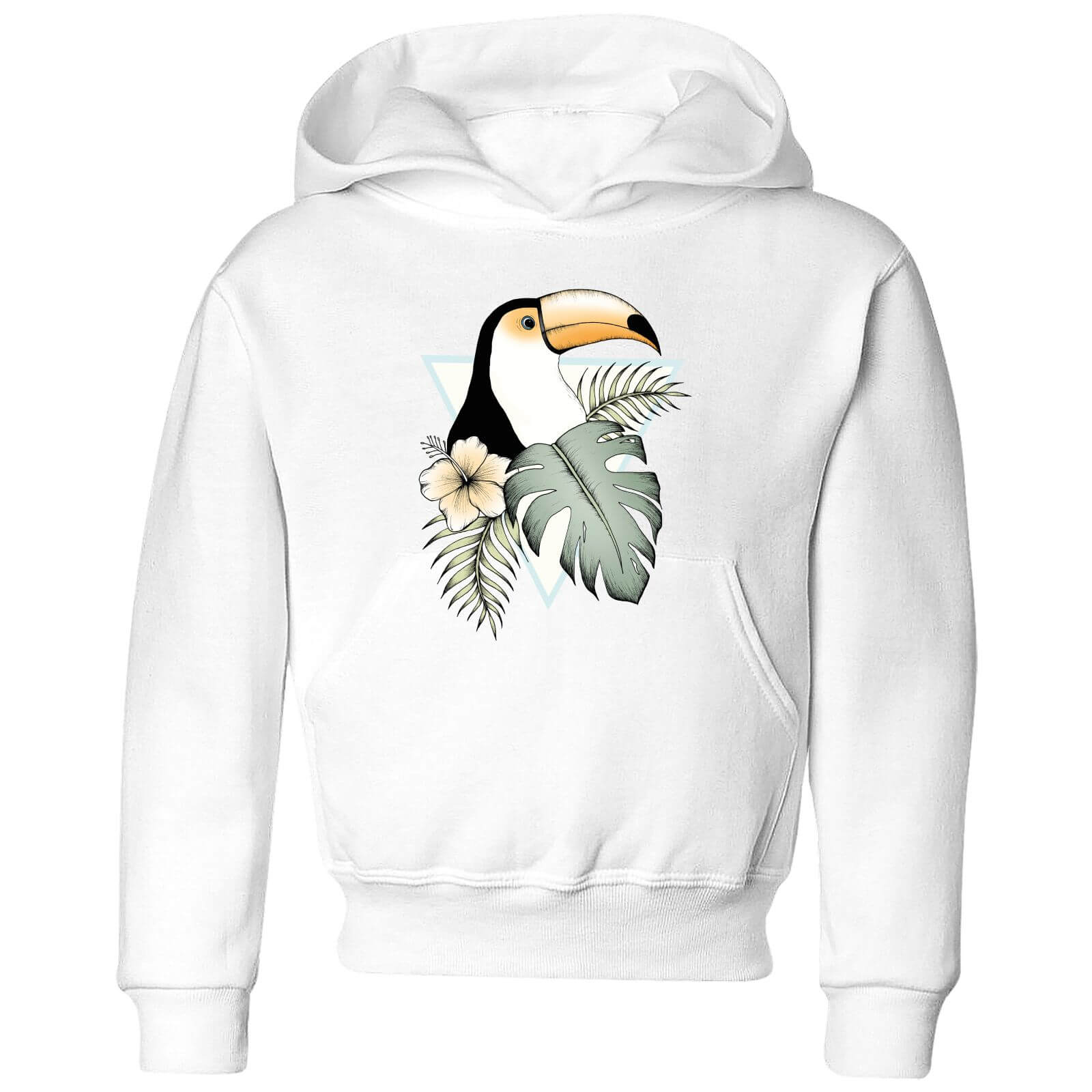 Barlena Toucan Kids' Hoodie - White - 3-4 Years - White
