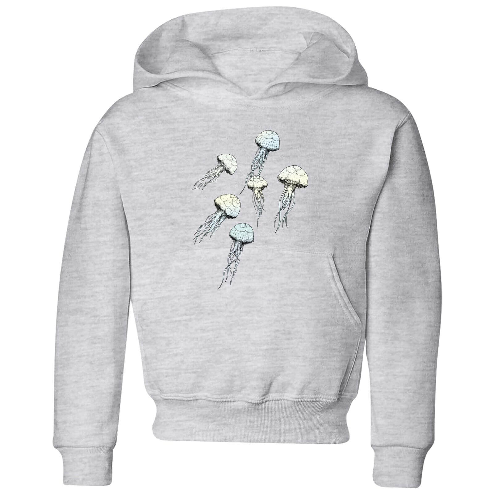 Barlena Jellyfish Kids' Hoodie - Grey - 3-4 Years - Grey