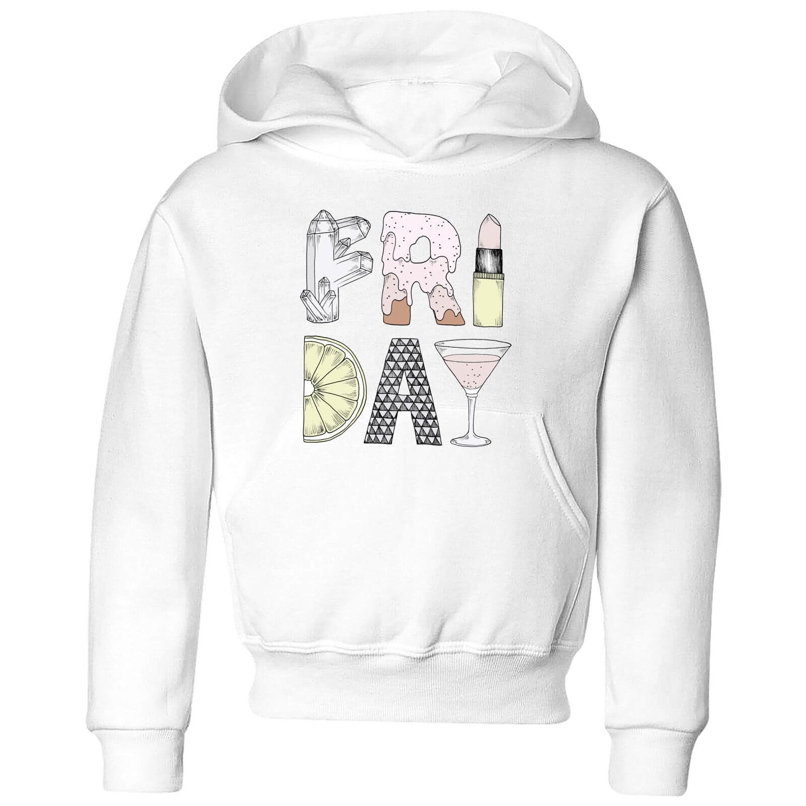 Barlena Friday Kids' Hoodie - White - 3-4 Years - White