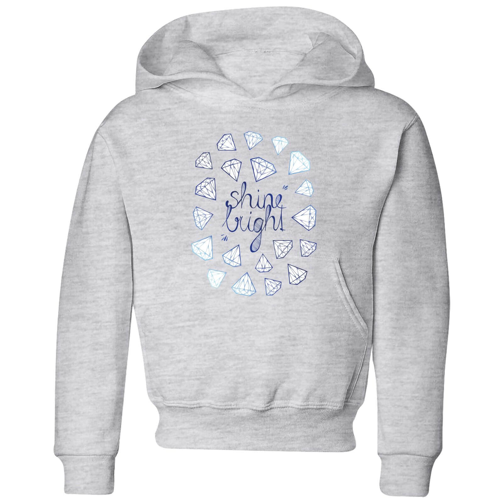 Barlena Shine Bright Kids' Hoodie - Grey - 3-4 Years - Grey