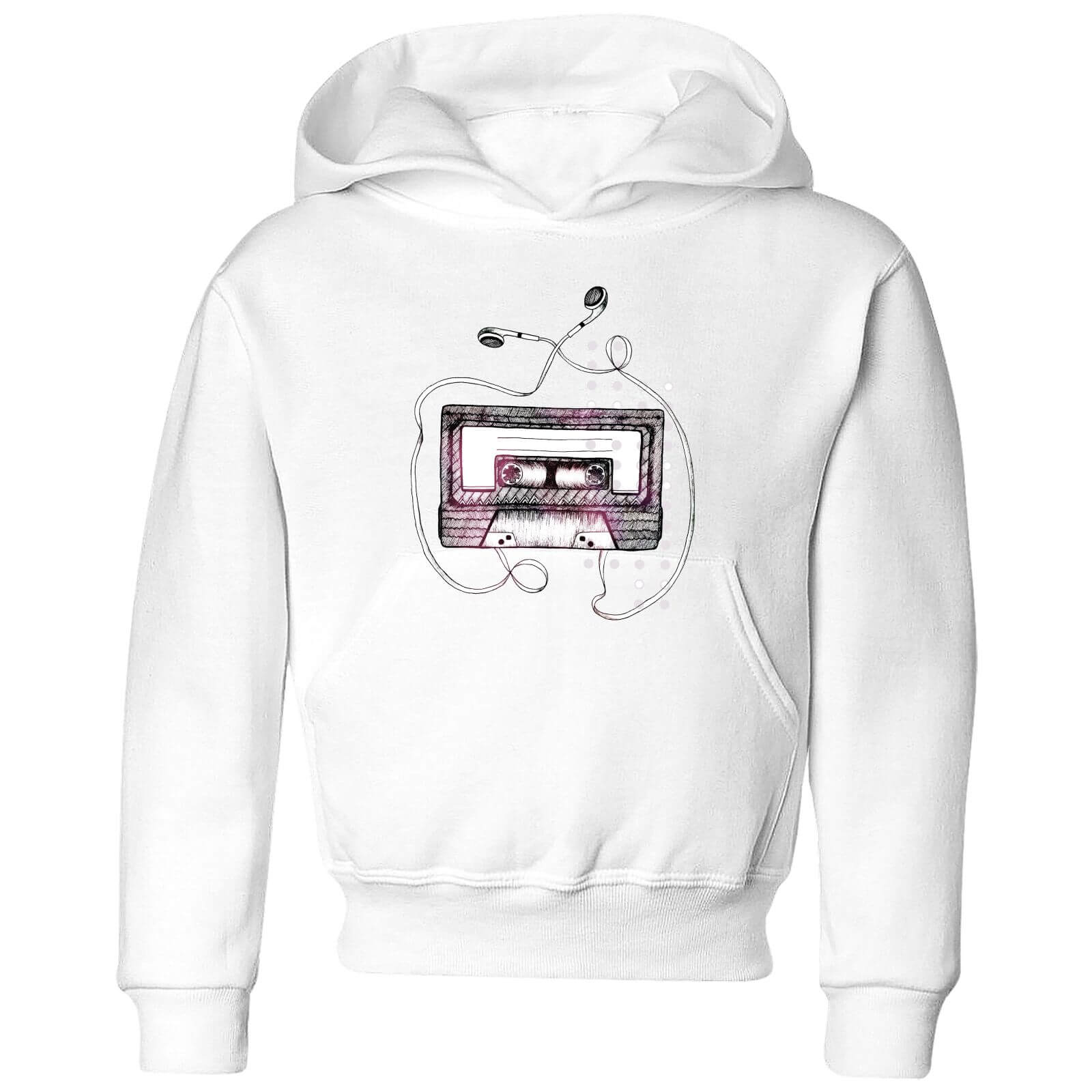 Barlena Mixtape Kids' Hoodie - White - 3-4 Years - White