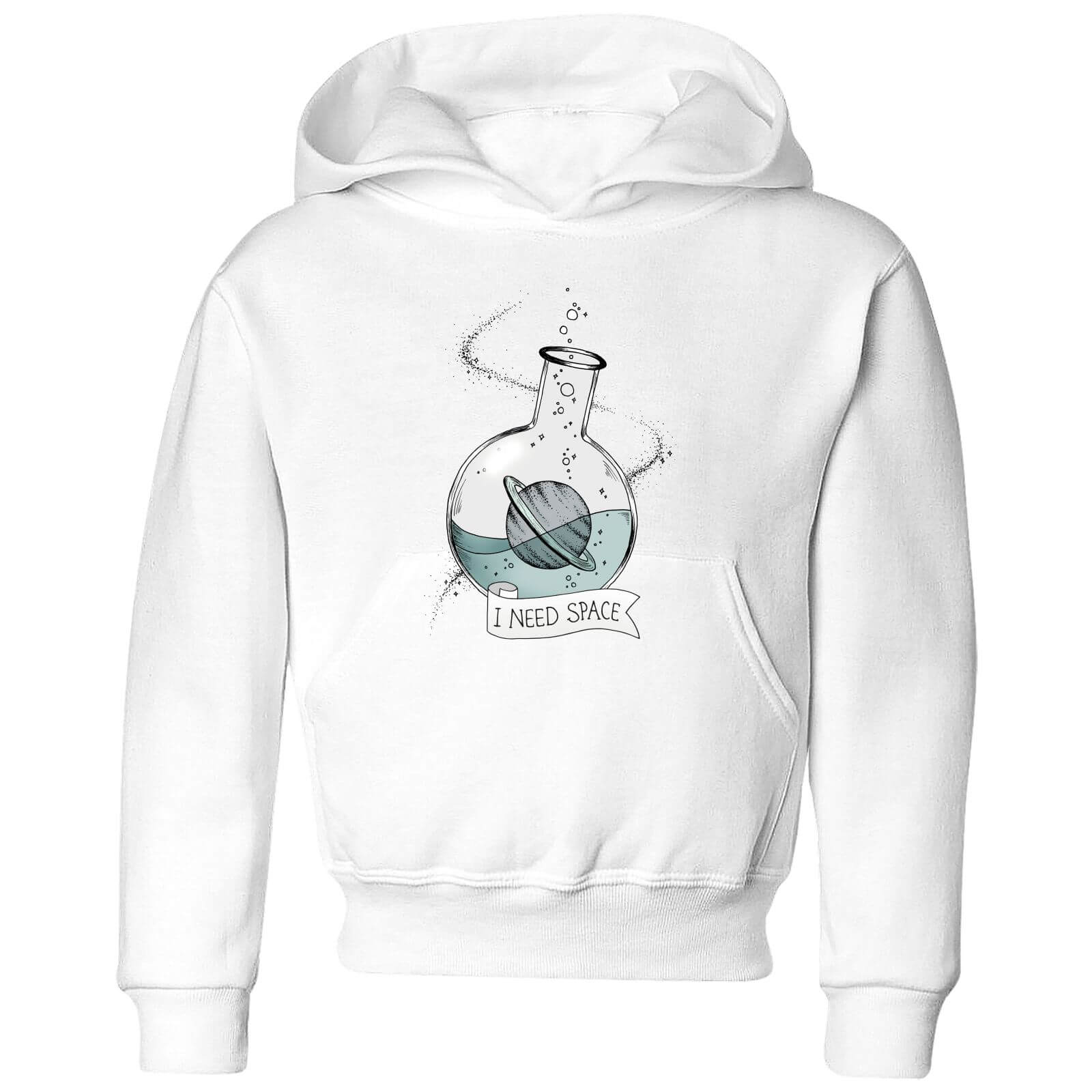 Barlena I Need Space Kids' Hoodie - White - 3-4 Years - White