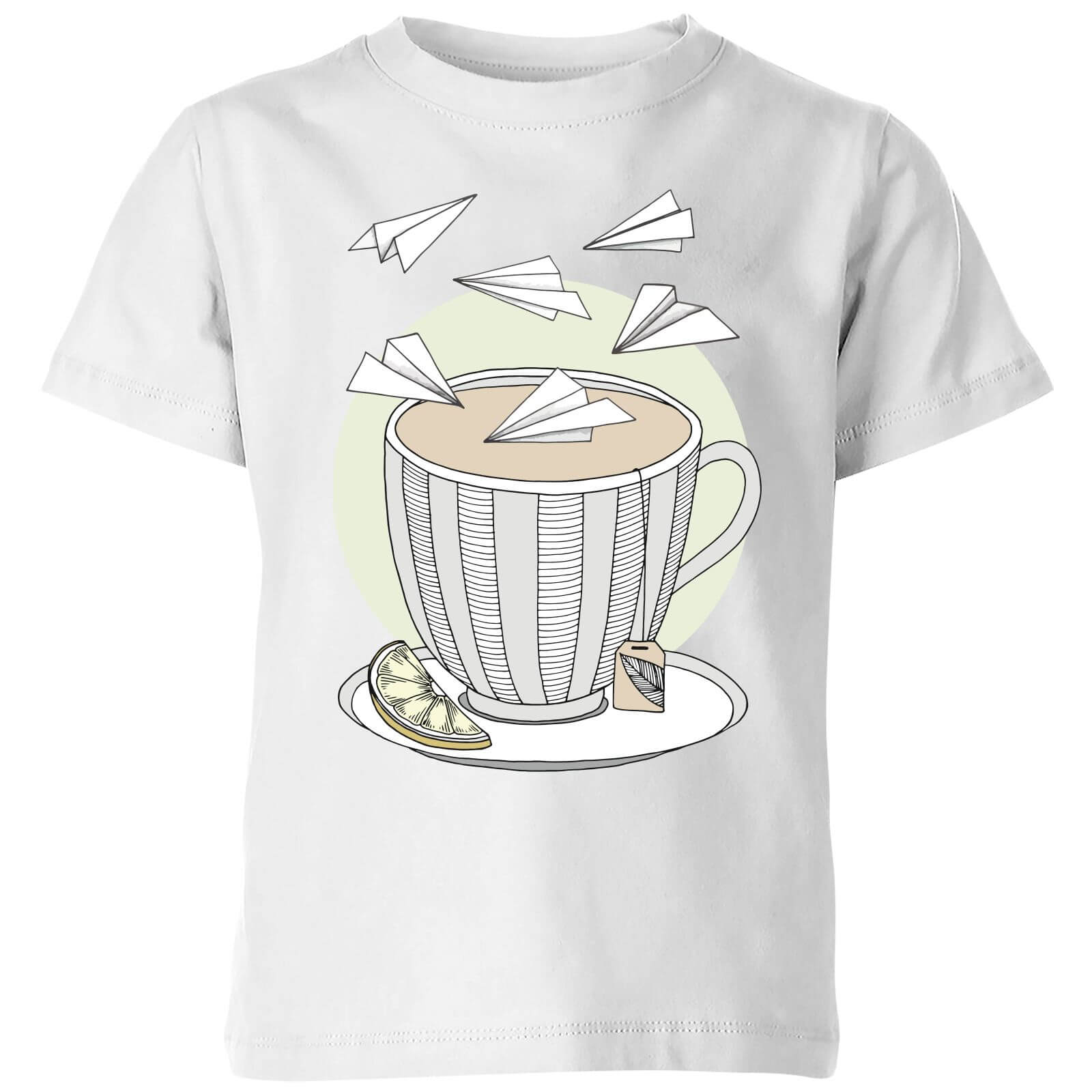 Barlena Teatime Kids' T-Shirt - White - 3-4 Years - White