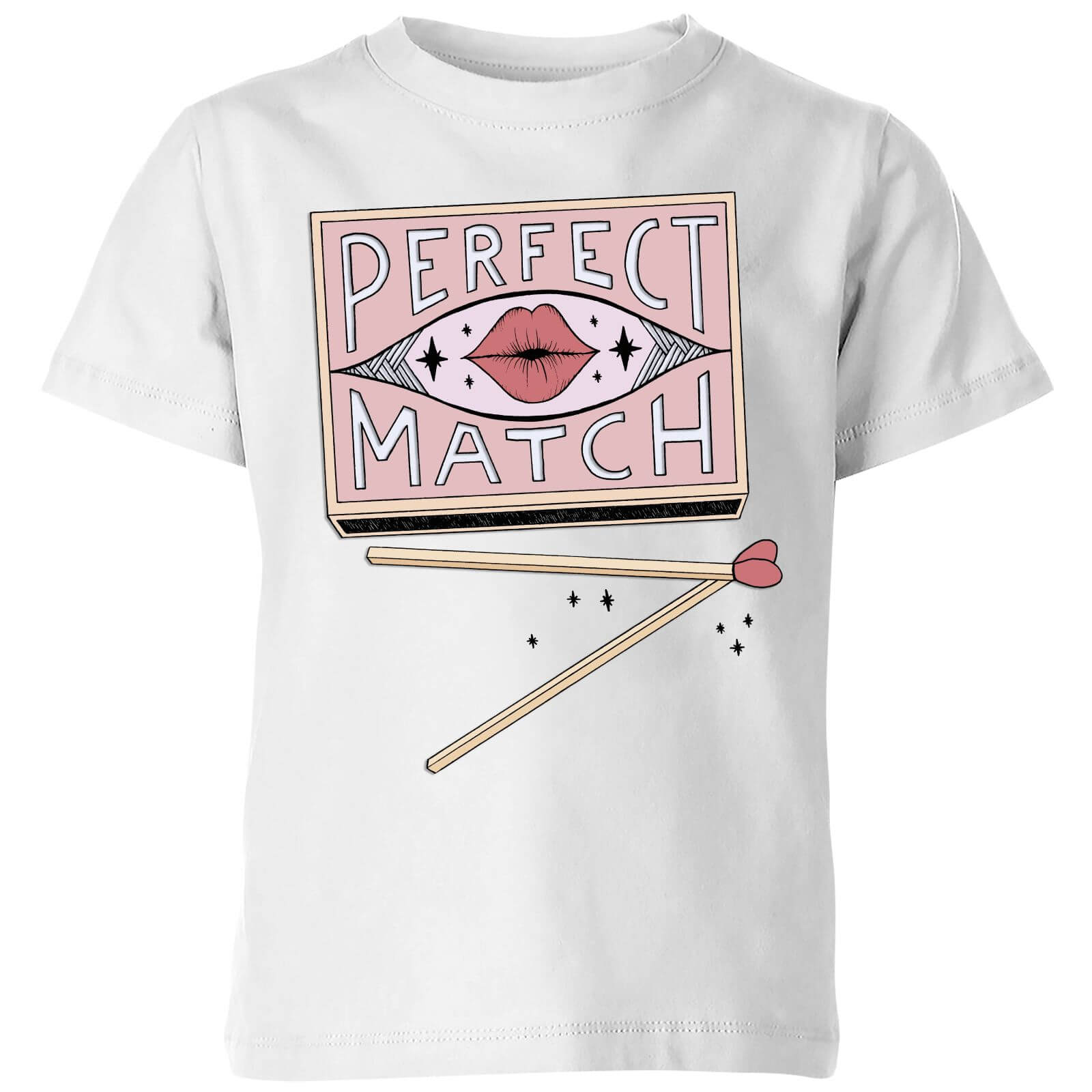 Barlena Perfect Match Kids' T-Shirt - White - 3-4 Years - White