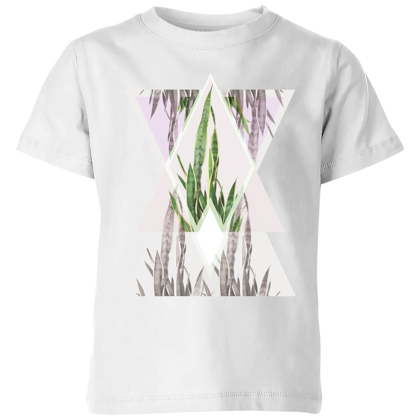 Barlena Sansevieria Kids' T-Shirt - White - 3-4 Years - White