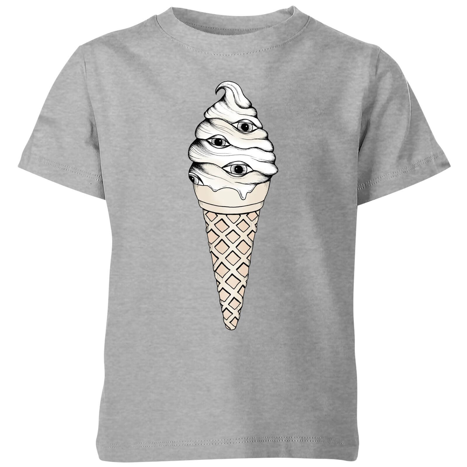 Barlena Eyes Cream Kids' T-Shirt - Grey - 3-4 Years - Grey