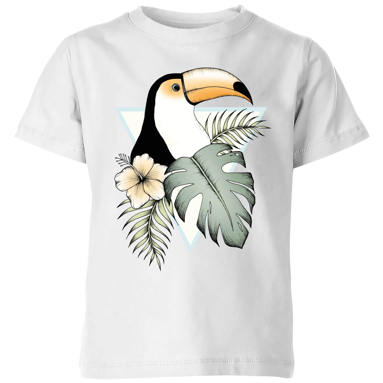 Barlena Toucan Kids' T-Shirt - White - 3-4 Years - White
